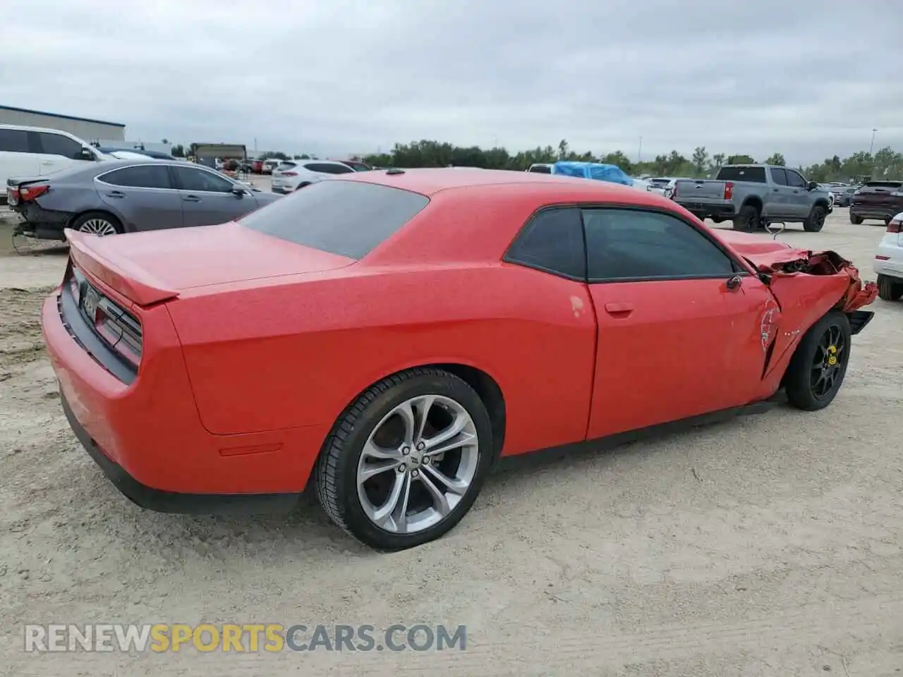 3 fotografías del automóvil dañado 2C3CDZBT3NH108195 DODGE CHALLENGER 2022