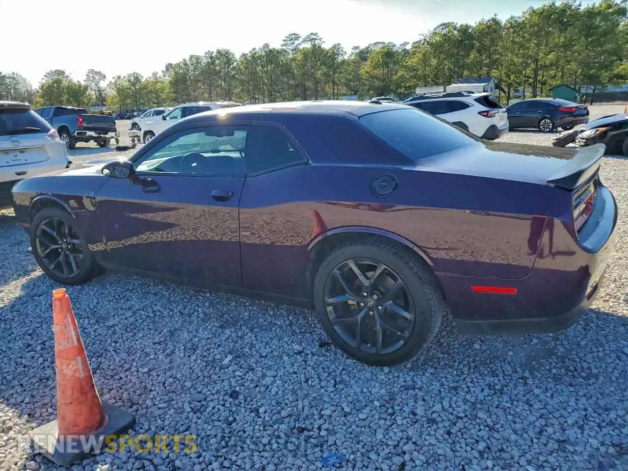 2 Photograph of a damaged car 2C3CDZBT4NH185285 DODGE CHALLENGER 2022