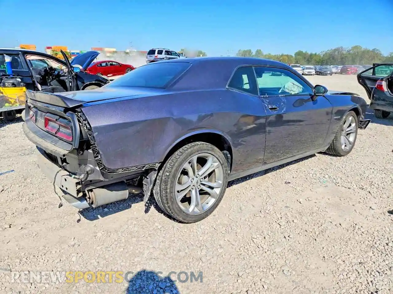 3 fotografías del automóvil dañado 2C3CDZBT4NH192284 DODGE CHALLENGER 2022