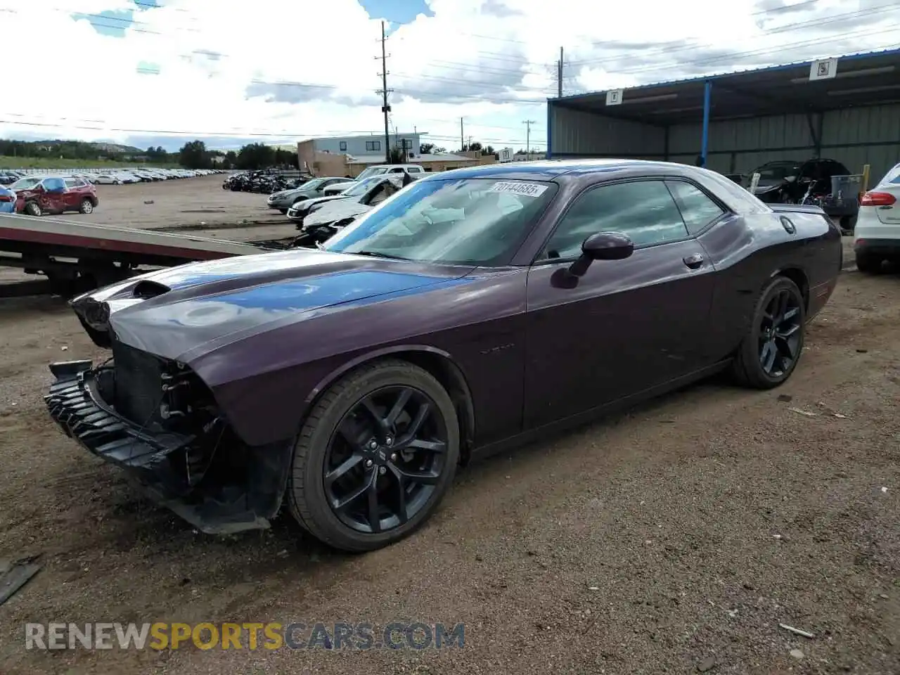 1 Photograph of a damaged car 2C3CDZBT5NH207231 DODGE CHALLENGER 2022