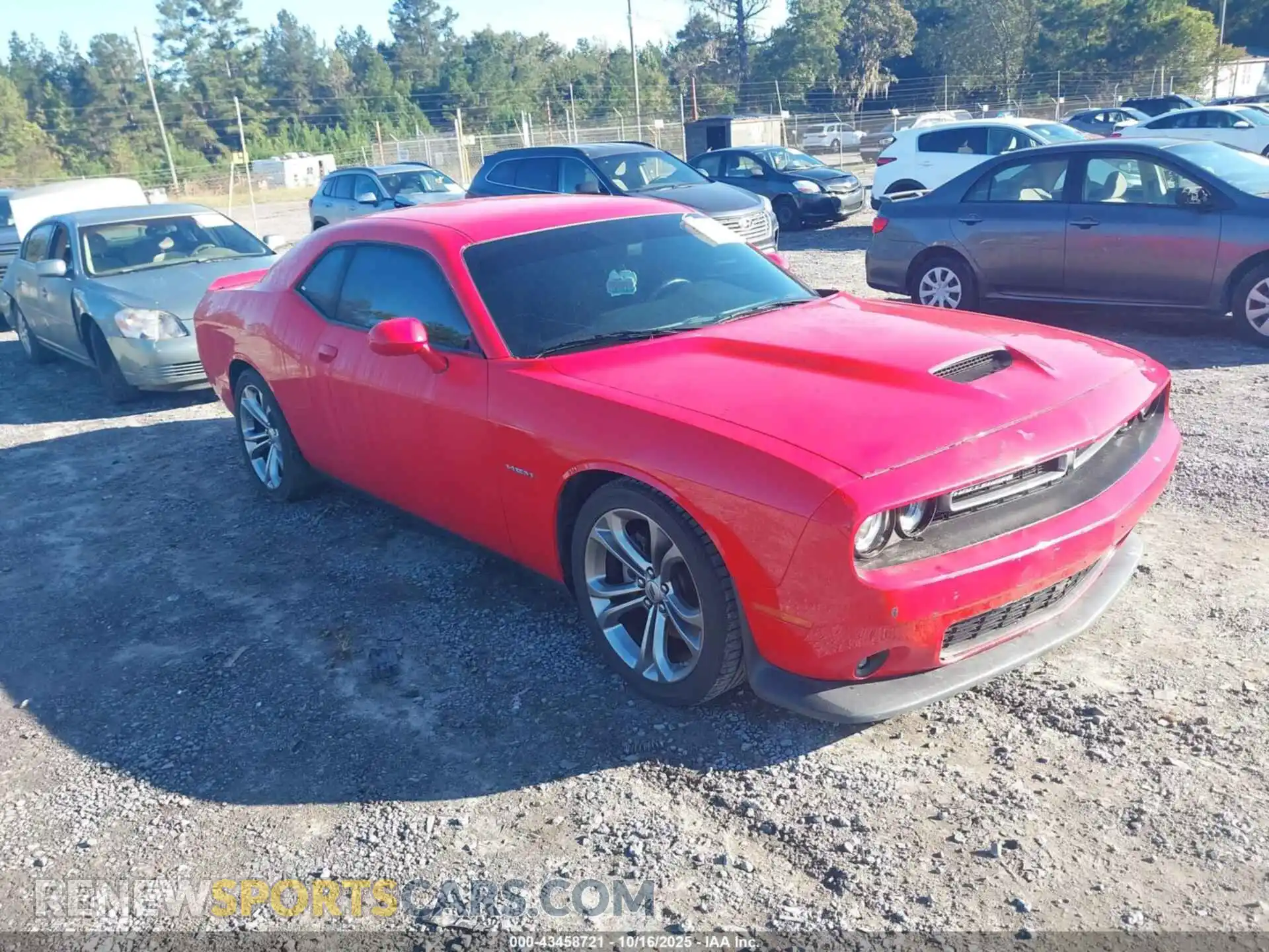1 Photograph of a damaged car 2C3CDZBT6NH108238 DODGE CHALLENGER 2022