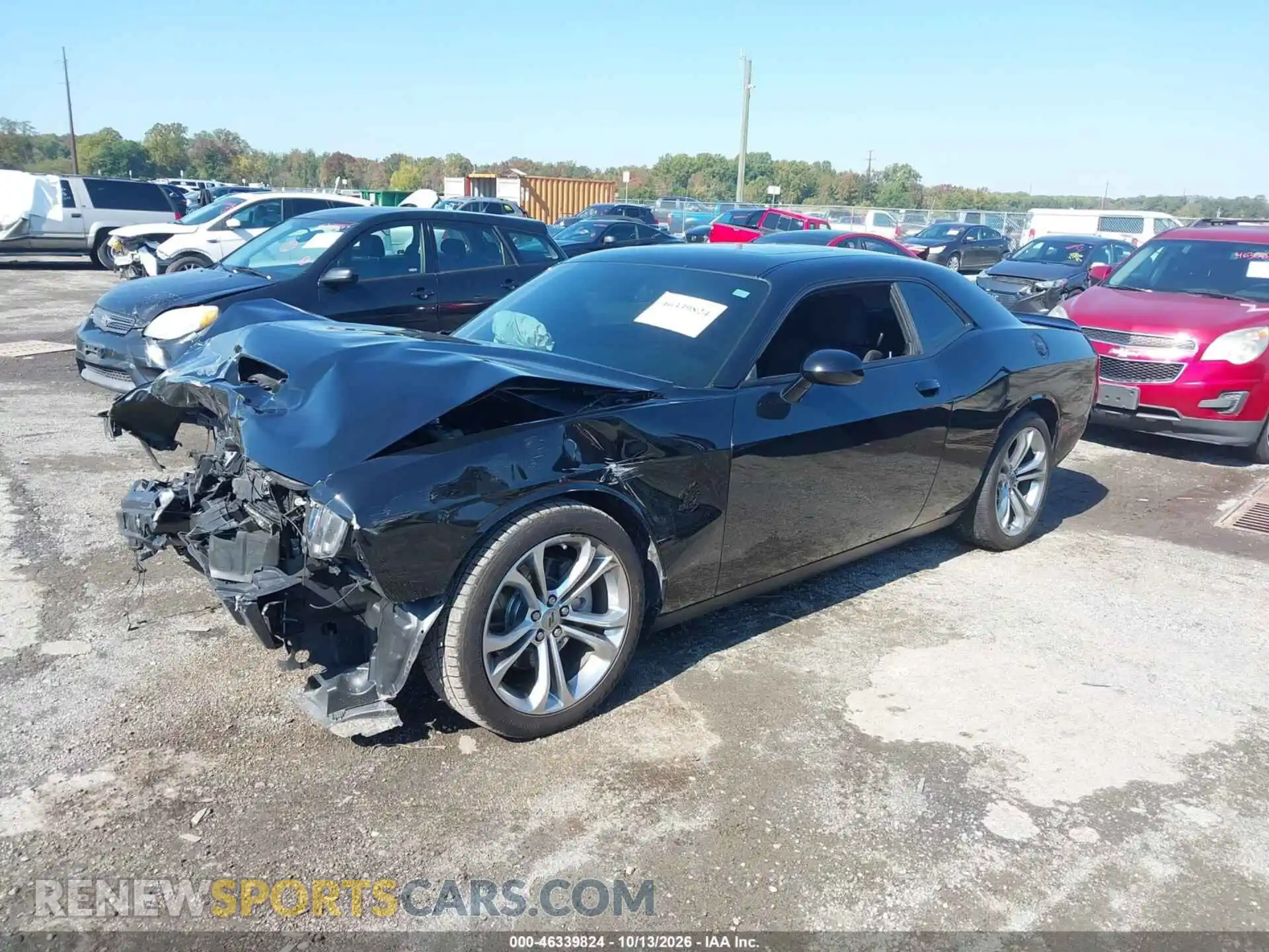 2 Photograph of a damaged car 2C3CDZBT6NH200174 DODGE CHALLENGER 2022