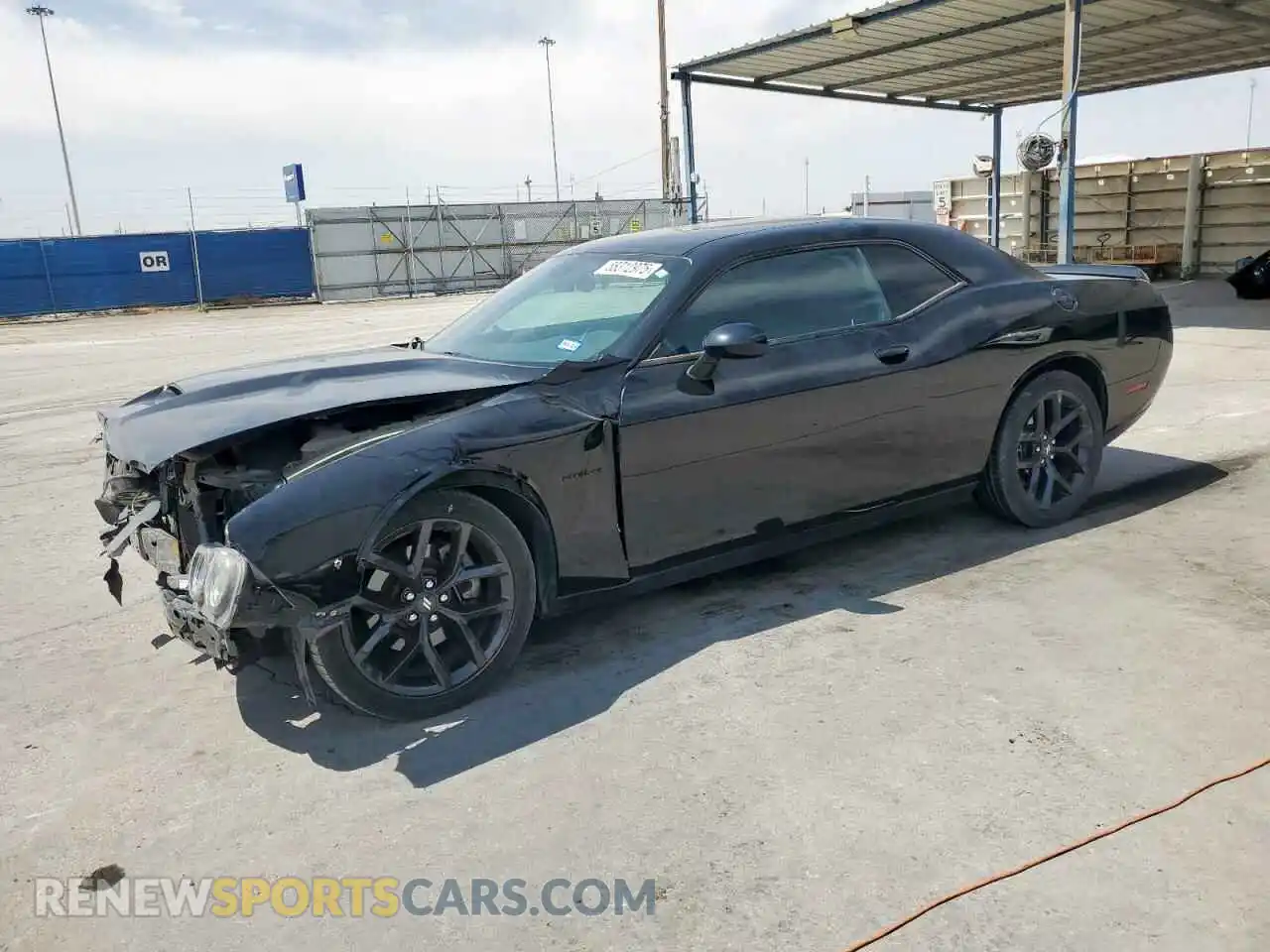 1 Photograph of a damaged car 2C3CDZBT7NH182204 DODGE CHALLENGER 2022