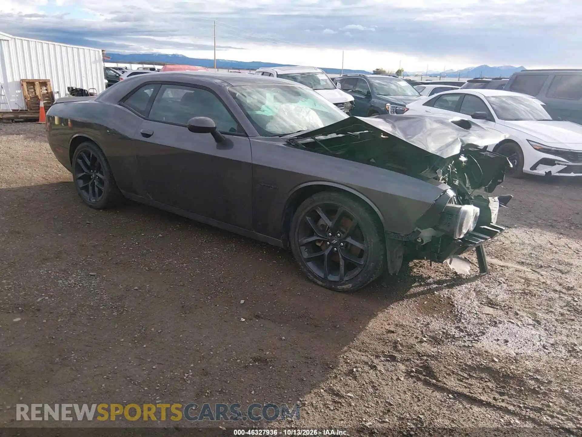 1 Photograph of a damaged car 2C3CDZBT7NH185748 DODGE CHALLENGER 2022