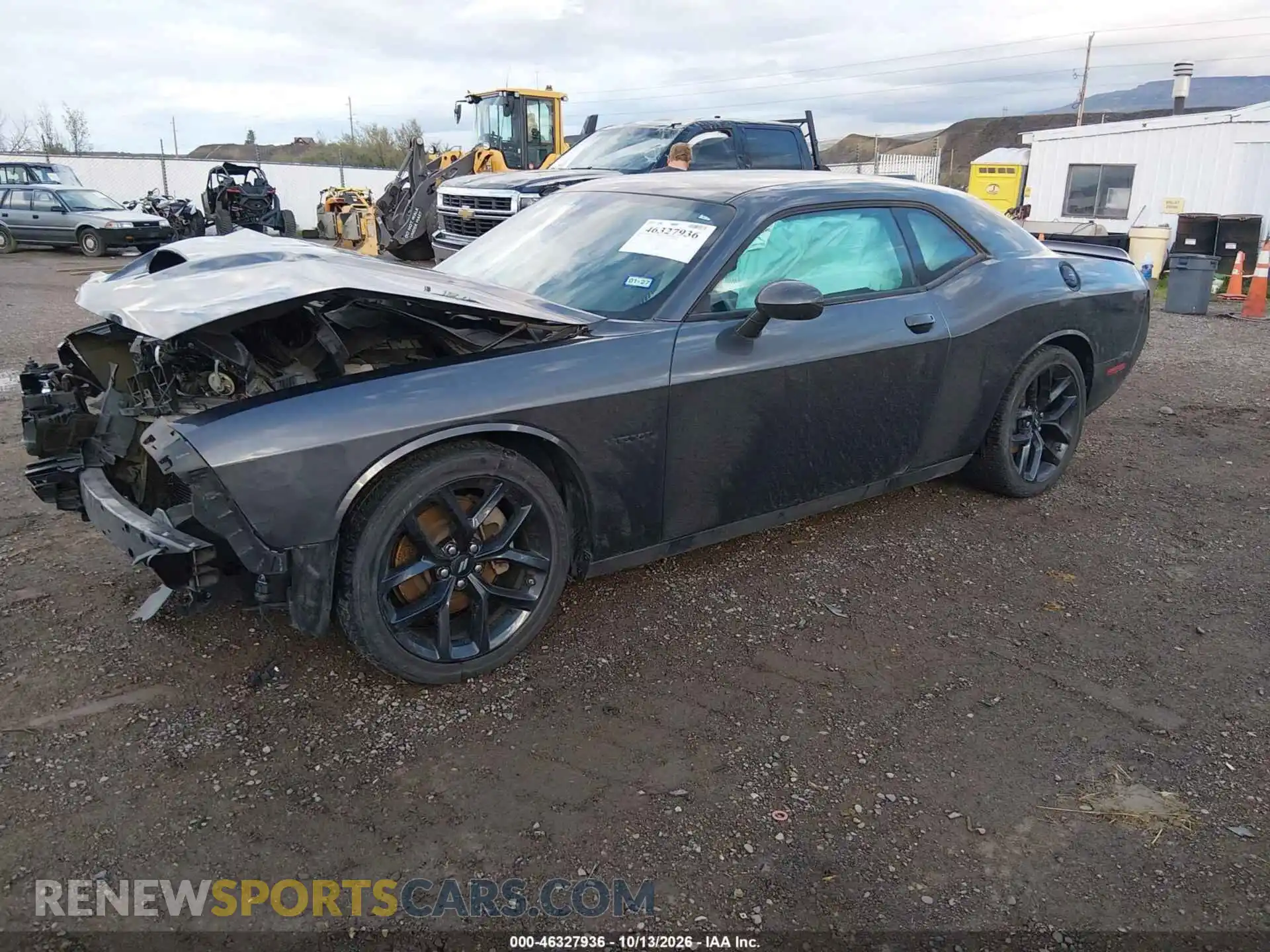 2 Photograph of a damaged car 2C3CDZBT7NH185748 DODGE CHALLENGER 2022