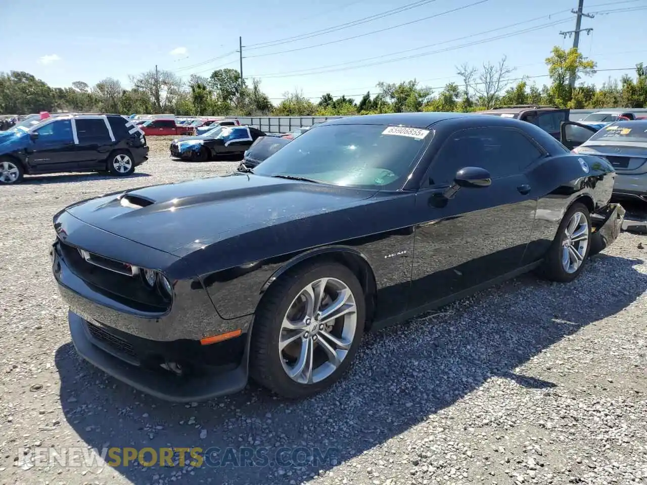 1 Photograph of a damaged car 2C3CDZBT7NH263638 DODGE CHALLENGER 2022