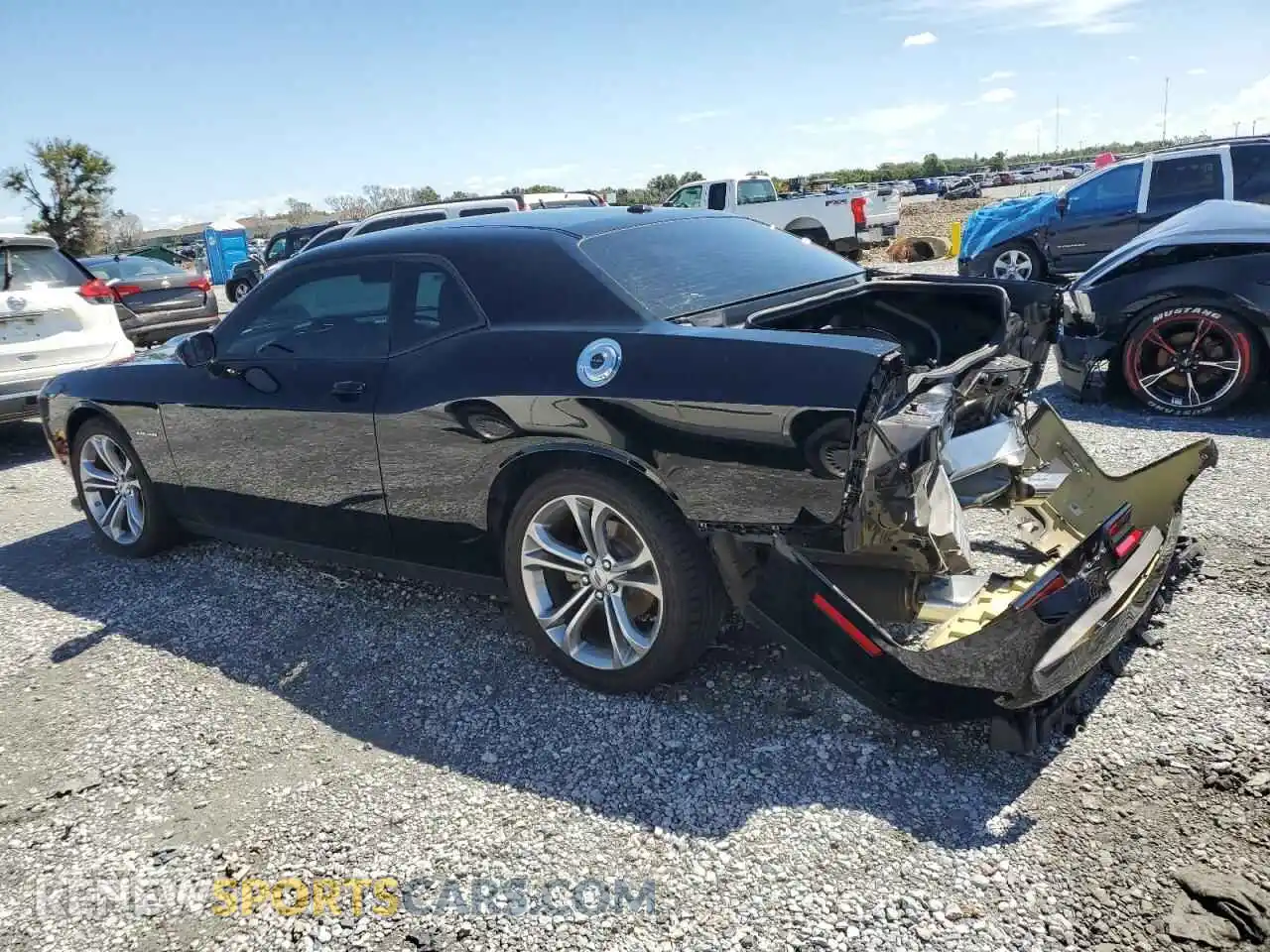 2 Photograph of a damaged car 2C3CDZBT7NH263638 DODGE CHALLENGER 2022