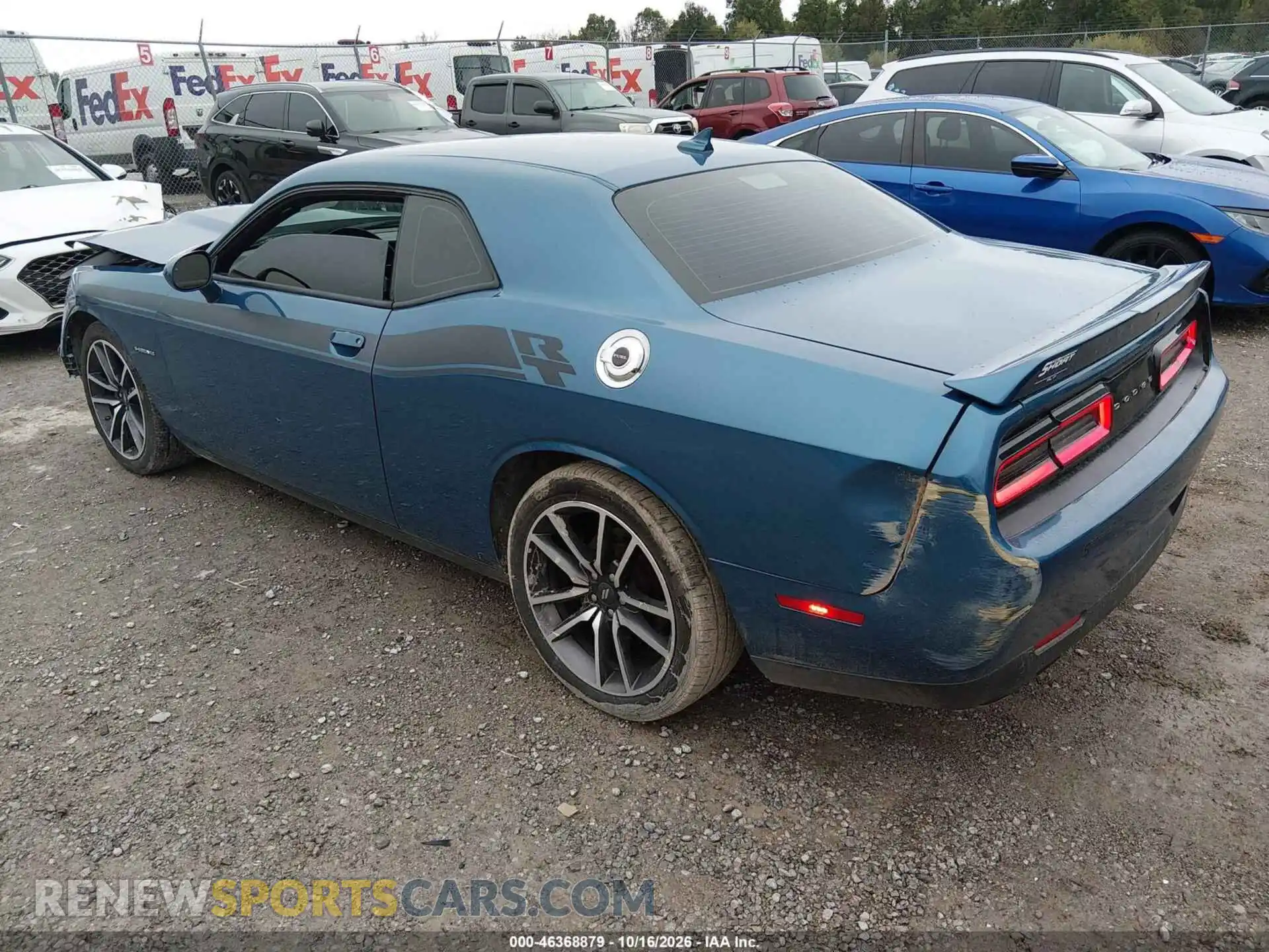 3 fotografías del automóvil dañado 2C3CDZBT8NH233919 DODGE CHALLENGER 2022