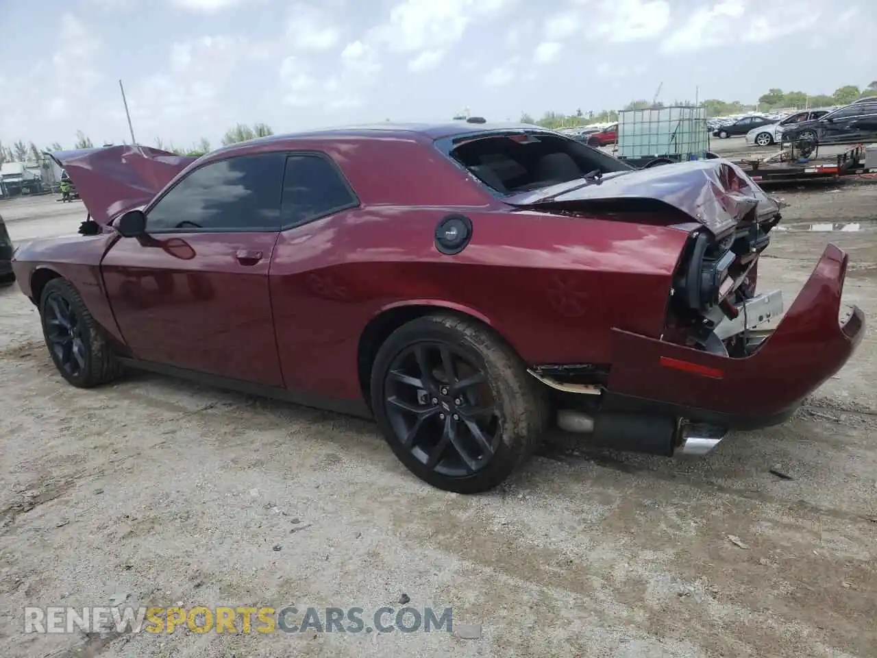 2 Photograph of a damaged car 2C3CDZBT9NH137233 DODGE CHALLENGER 2022