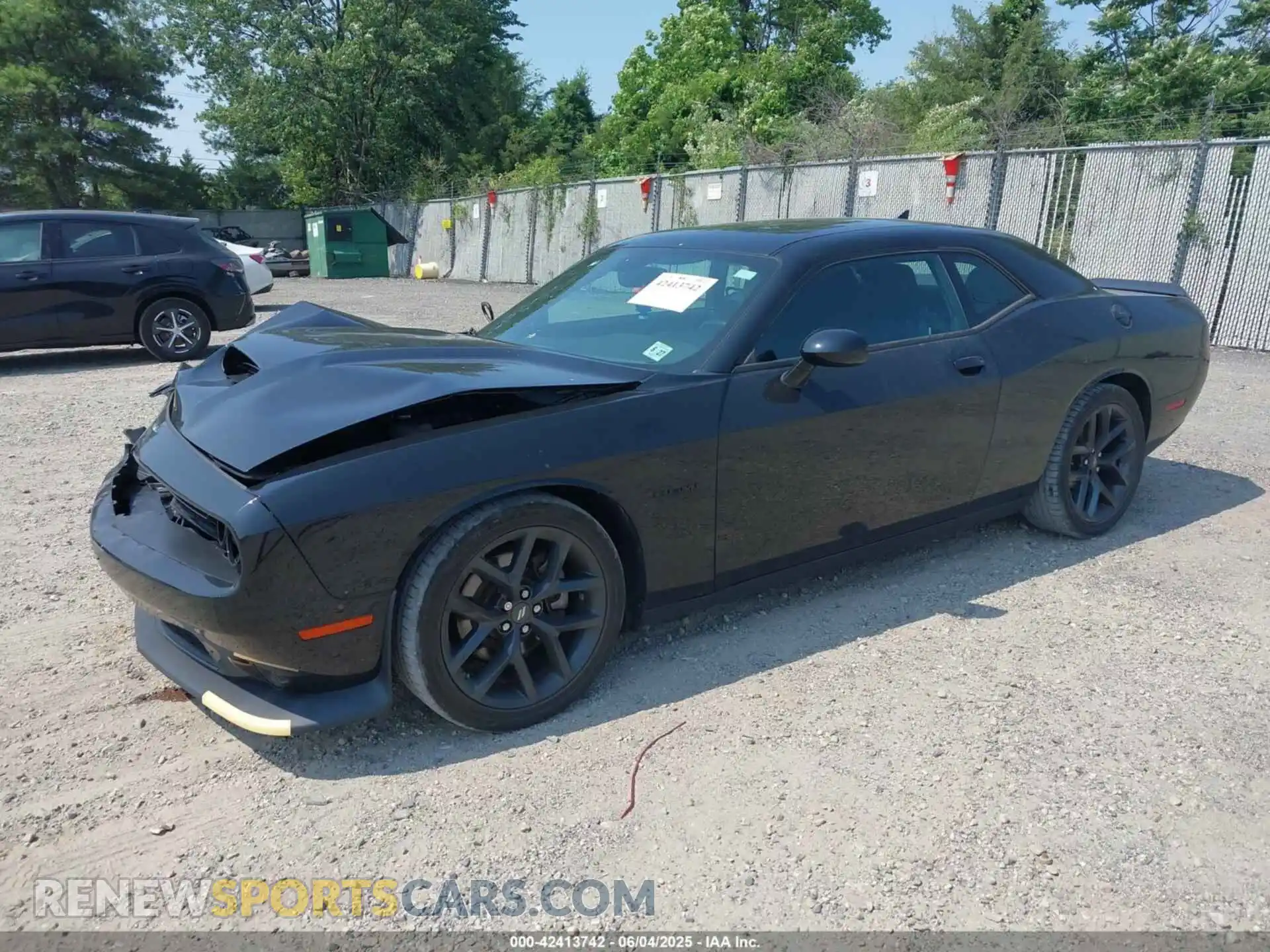 2 Photograph of a damaged car 2C3CDZBT9NH196279 DODGE CHALLENGER 2022