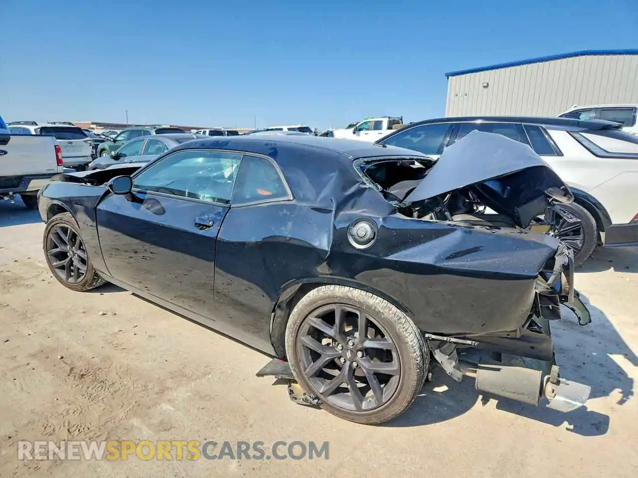 2 Photograph of a damaged car 2C3CDZBT9NH252088 DODGE CHALLENGER 2022