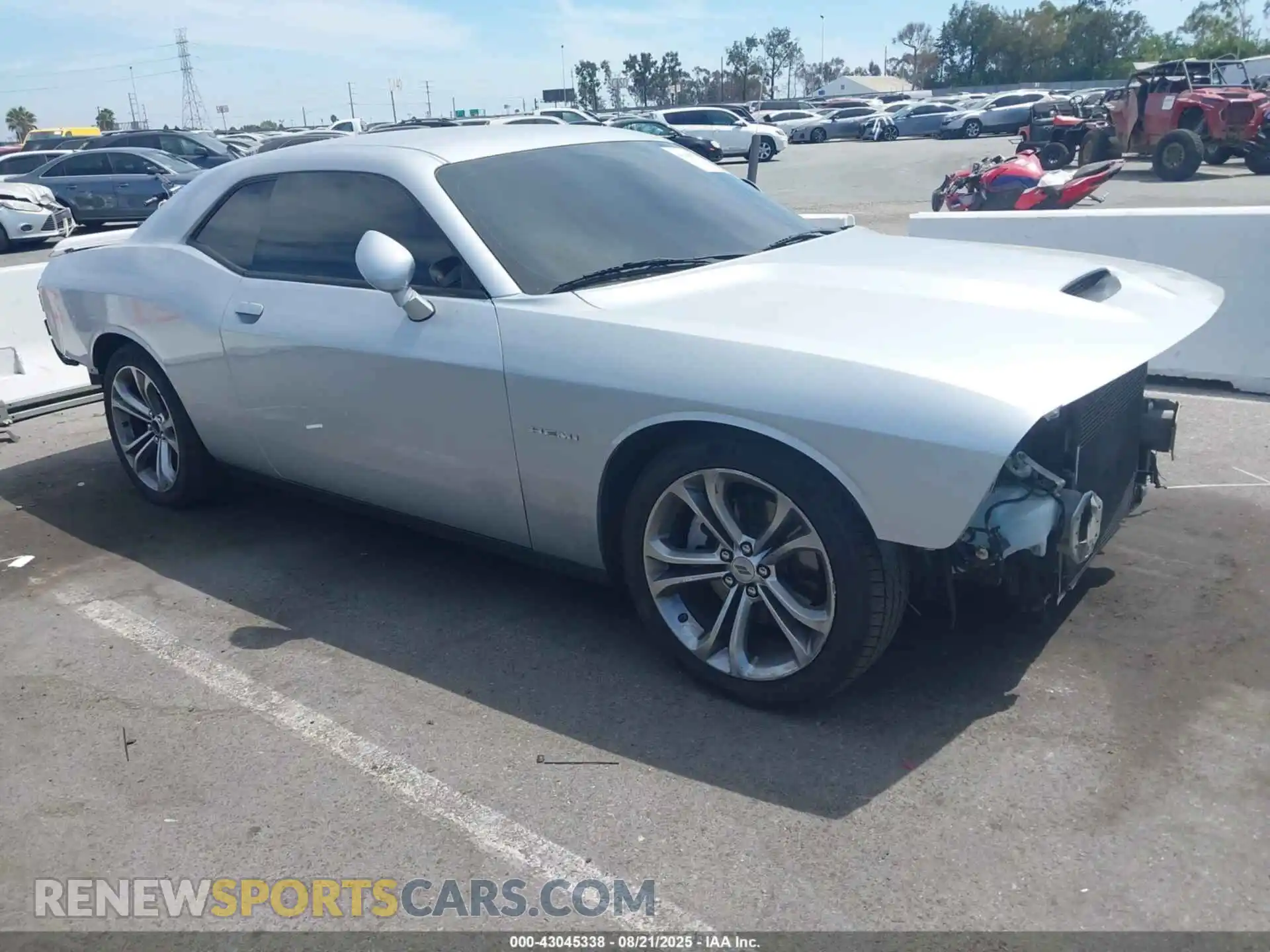 1 Photograph of a damaged car 2C3CDZBTXNH131876 DODGE CHALLENGER 2022