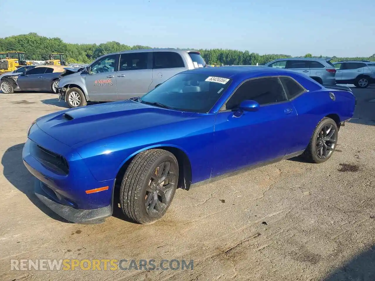 1 Photograph of a damaged car 2C3CDZBTXNH144174 DODGE CHALLENGER 2022