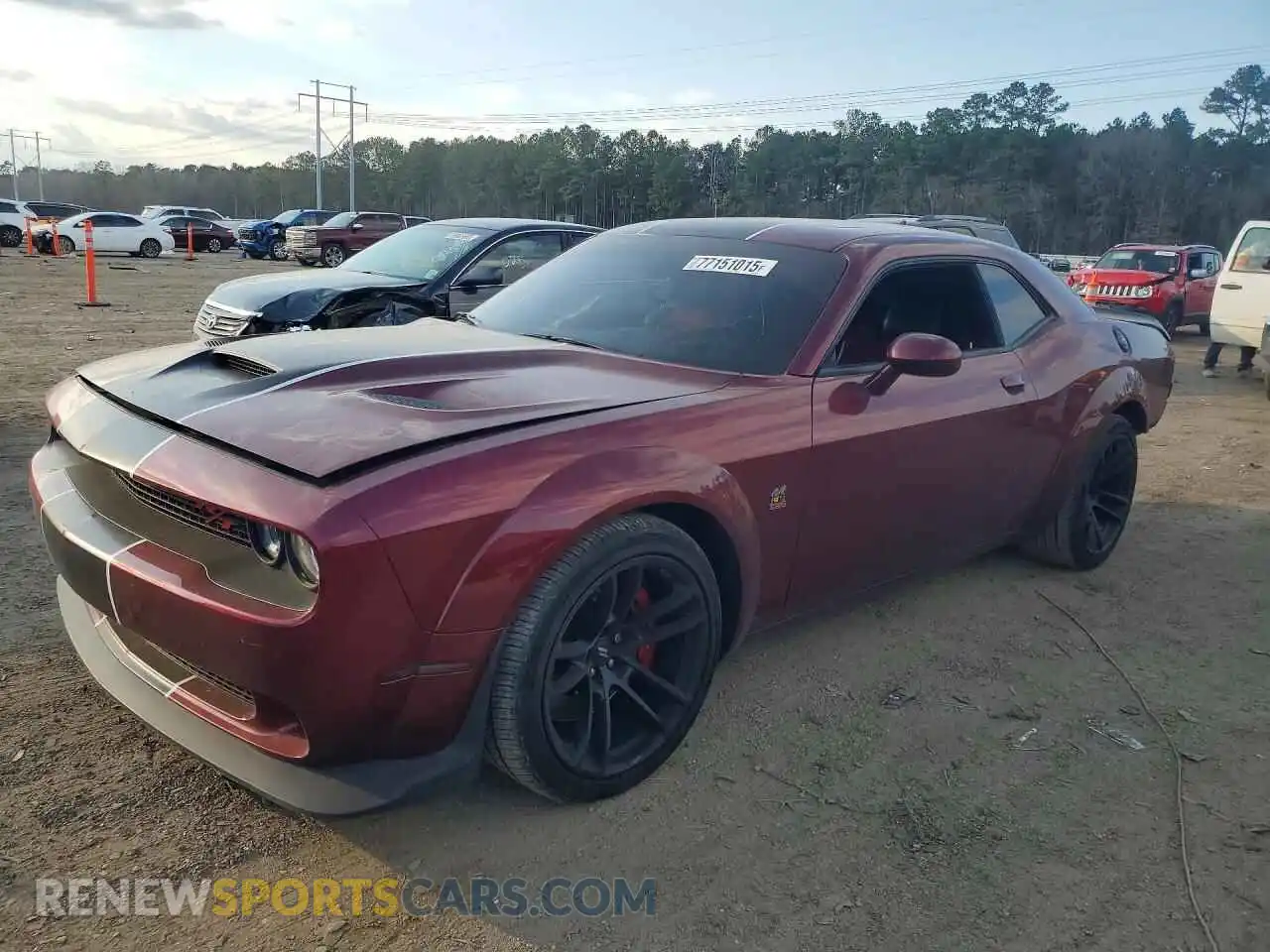 1 Photograph of a damaged car 2C3CDZFJ1NH155508 DODGE CHALLENGER 2022