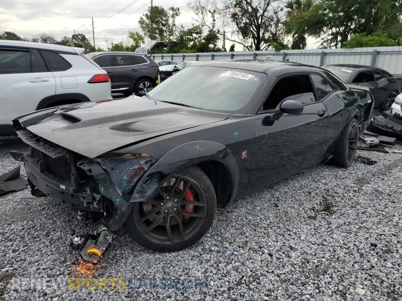 1 Photograph of a damaged car 2C3CDZFJ1NH168212 DODGE CHALLENGER 2022