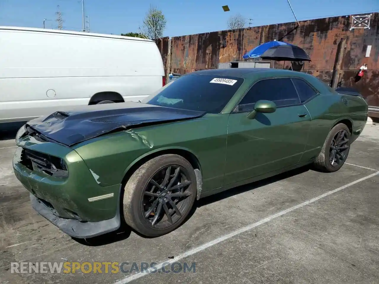 1 Photograph of a damaged car 2C3CDZFJ3NH118427 DODGE CHALLENGER 2022