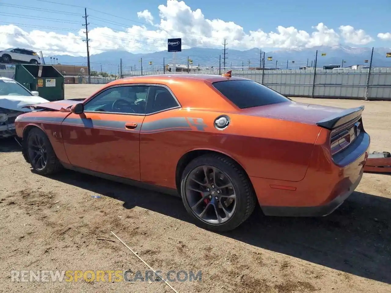 2 fotografías del automóvil dañado 2C3CDZFJ4NH242139 DODGE CHALLENGER 2022
