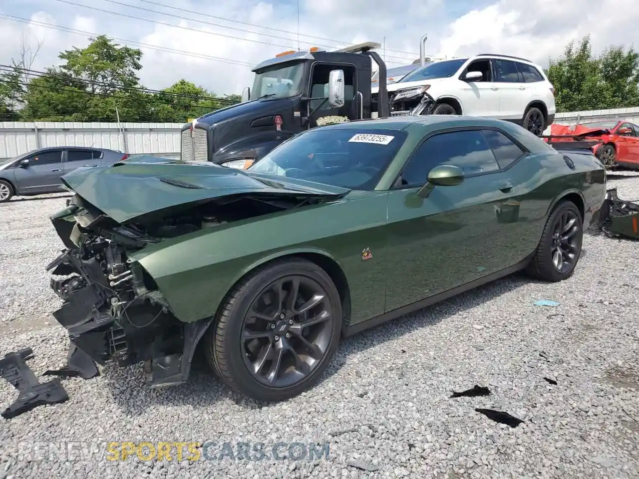 1 Photograph of a damaged car 2C3CDZFJ5NH237290 DODGE CHALLENGER 2022