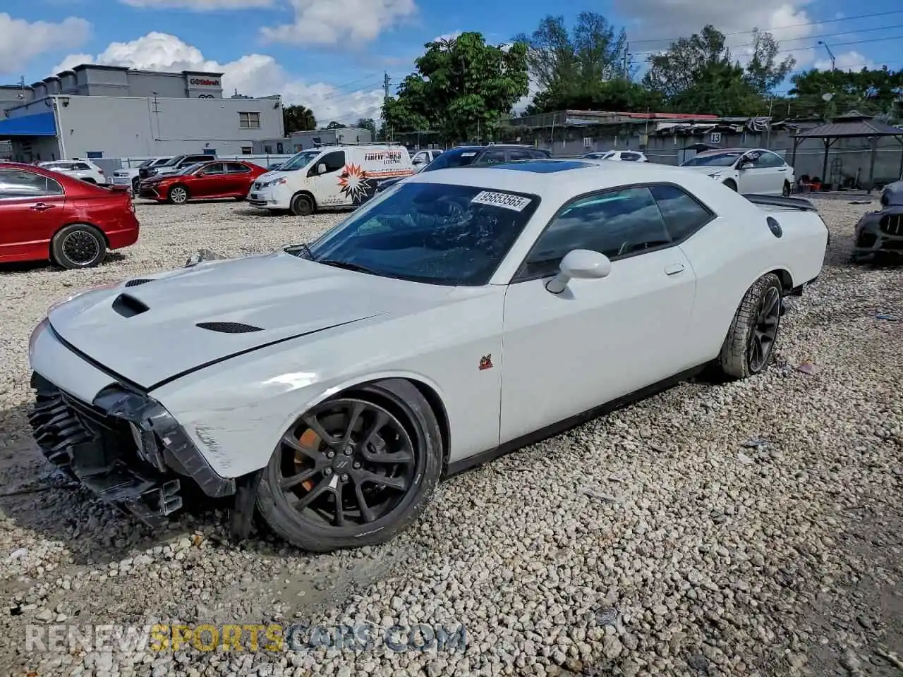 1 Photograph of a damaged car 2C3CDZFJ6NH155648 DODGE CHALLENGER 2022