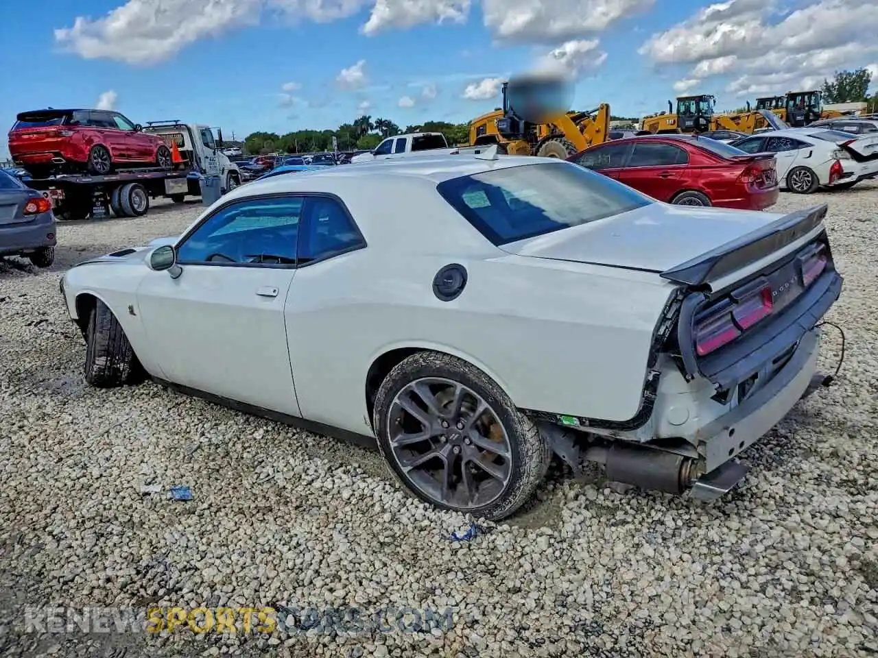 2 Photograph of a damaged car 2C3CDZFJ6NH155648 DODGE CHALLENGER 2022