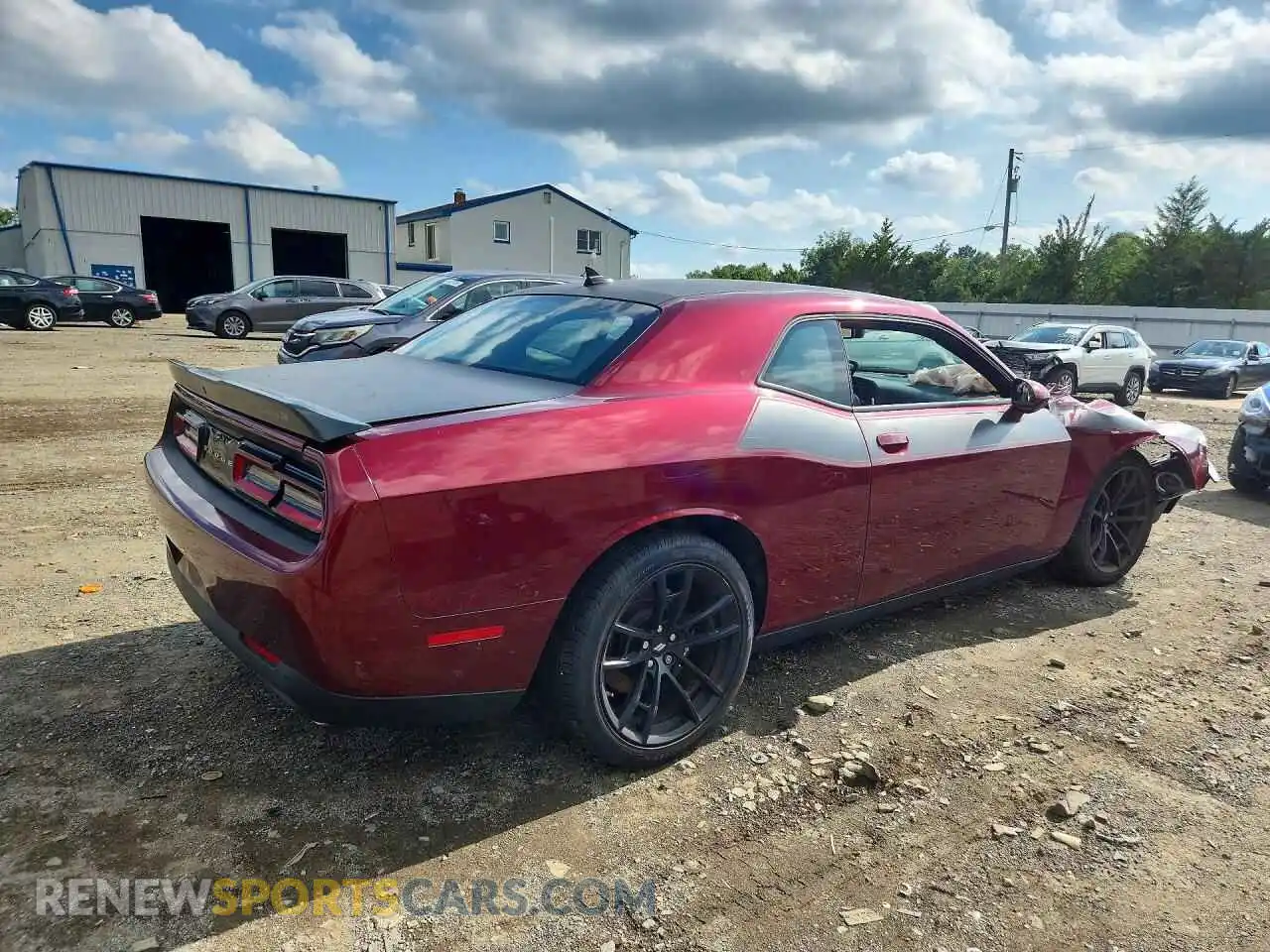 3 Photograph of a damaged car 2C3CDZFJ8NH261003 DODGE CHALLENGER 2022