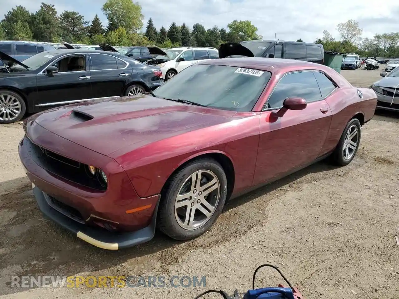 1 Photograph of a damaged car 2C3CDZJG0NH118025 DODGE CHALLENGER 2022