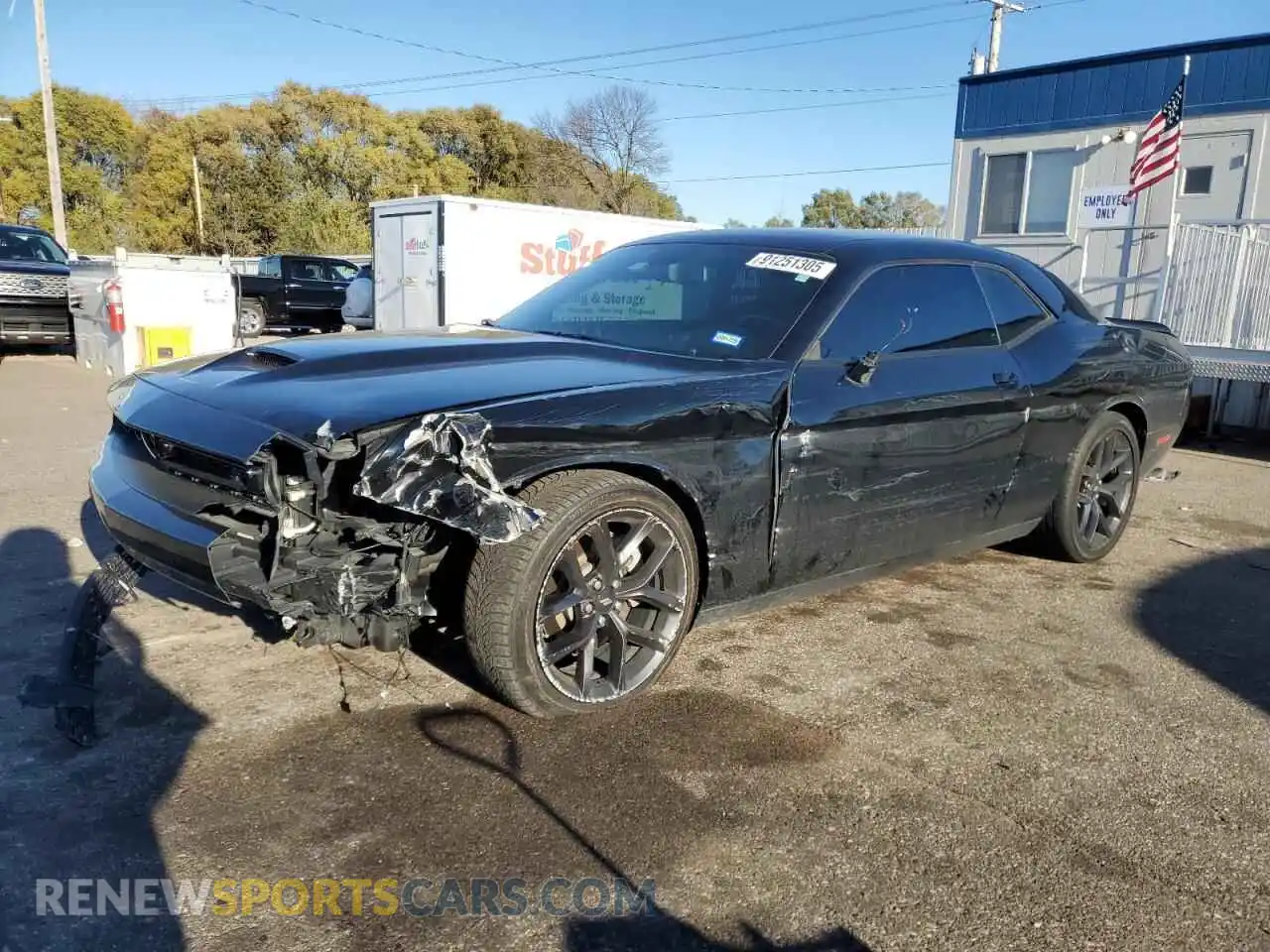 1 Photograph of a damaged car 2C3CDZJG0NH164776 DODGE CHALLENGER 2022
