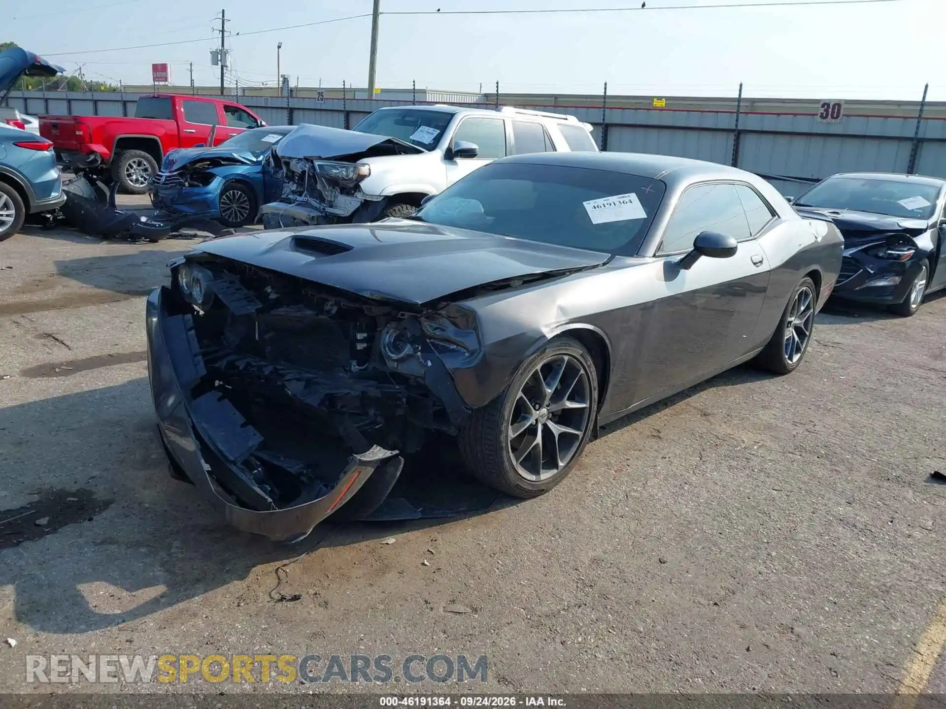 2 Photograph of a damaged car 2C3CDZJG0NH230100 DODGE CHALLENGER 2022