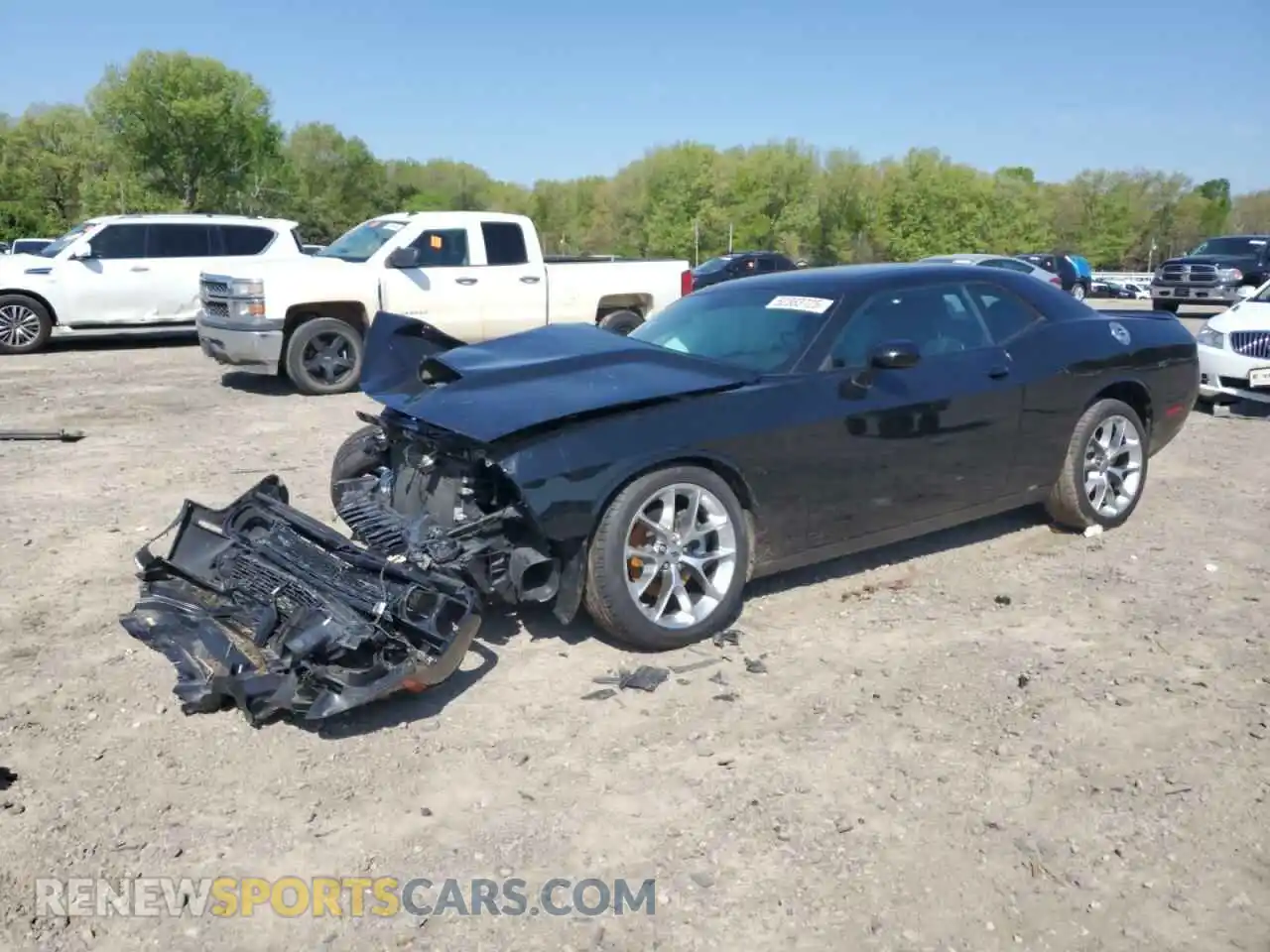 1 Photograph of a damaged car 2C3CDZJG1NH128000 DODGE CHALLENGER 2022