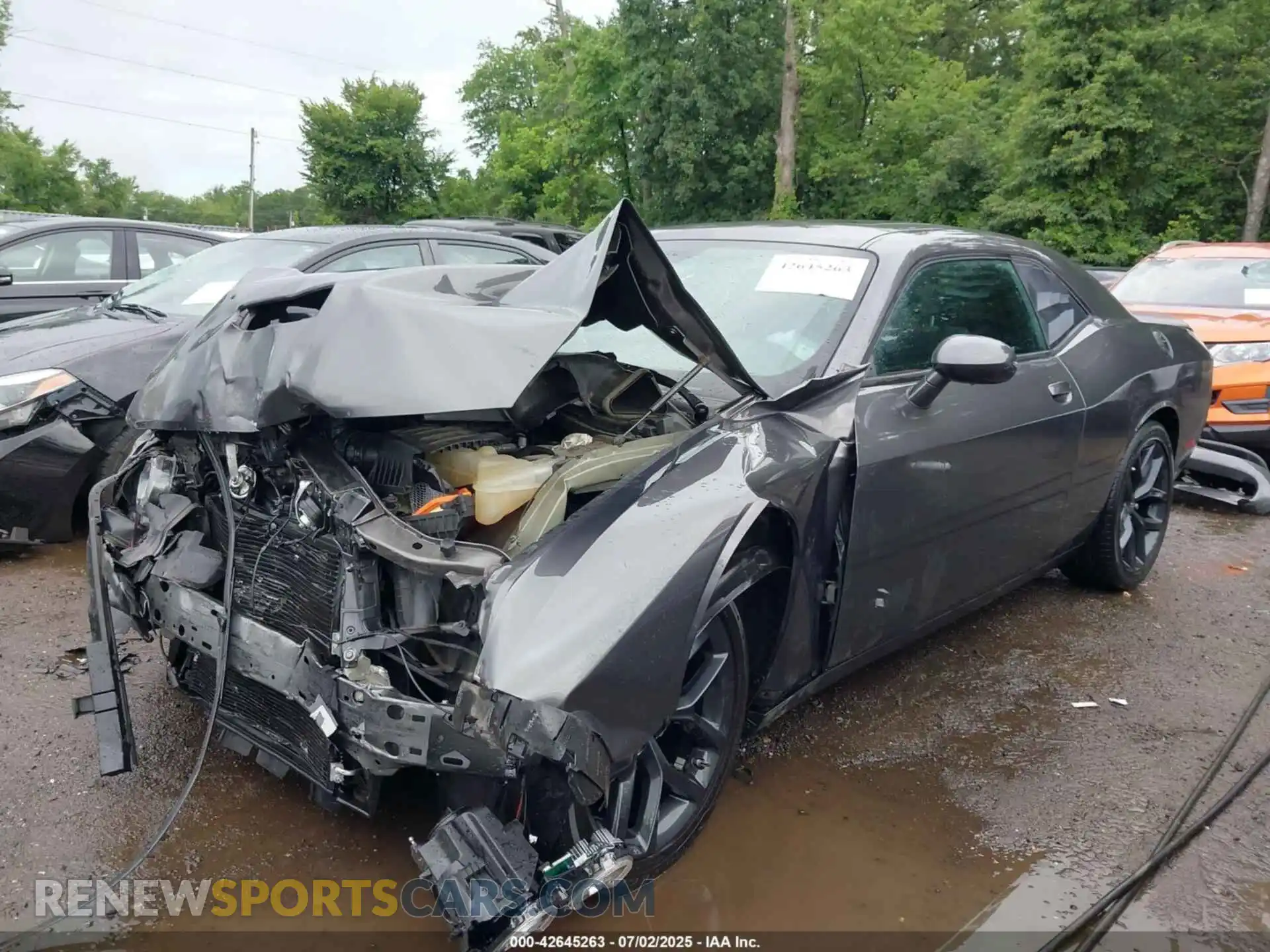 2 Photograph of a damaged car 2C3CDZJG1NH188097 DODGE CHALLENGER 2022