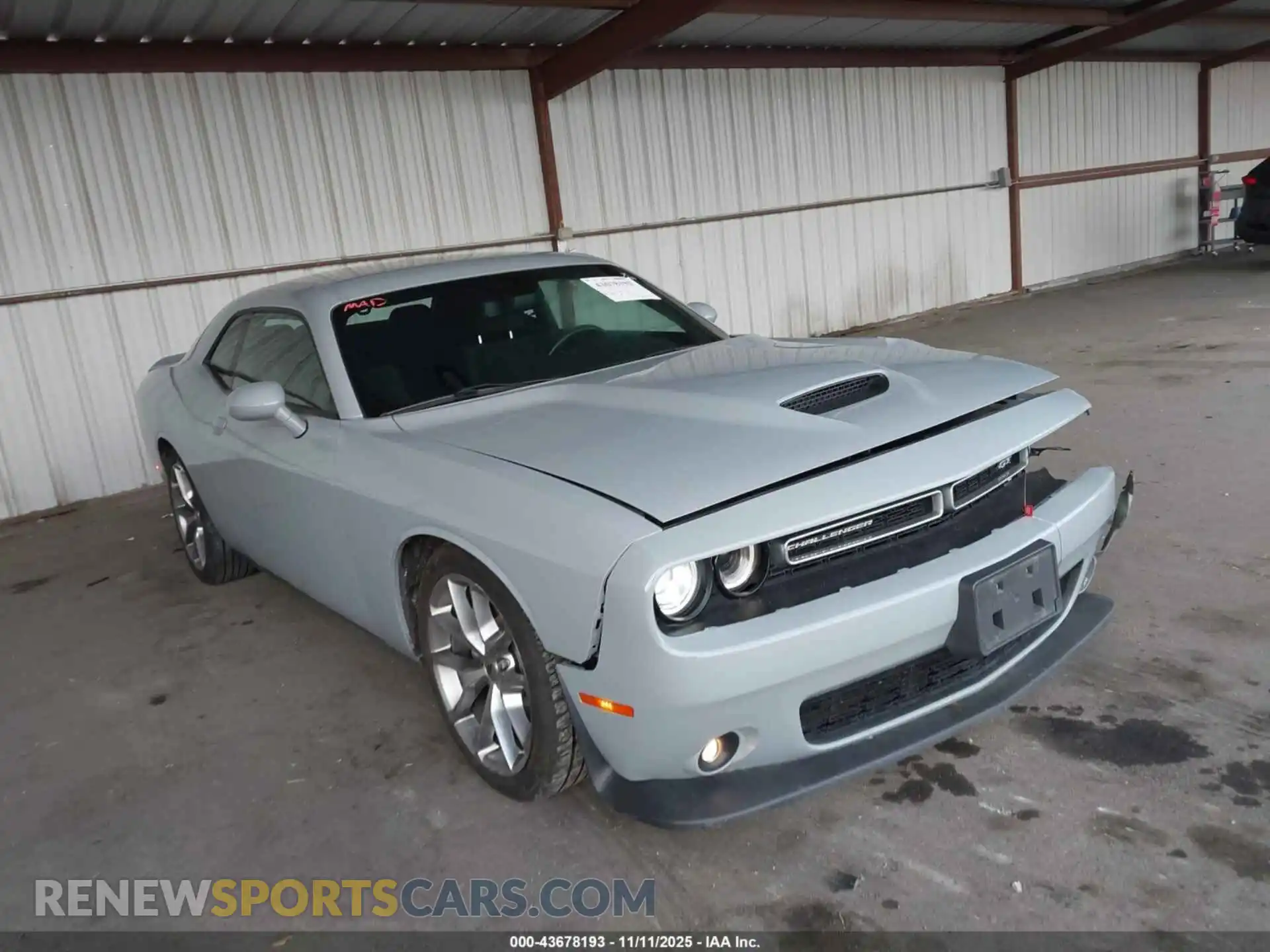 1 Photograph of a damaged car 2C3CDZJG1NH206579 DODGE CHALLENGER 2022