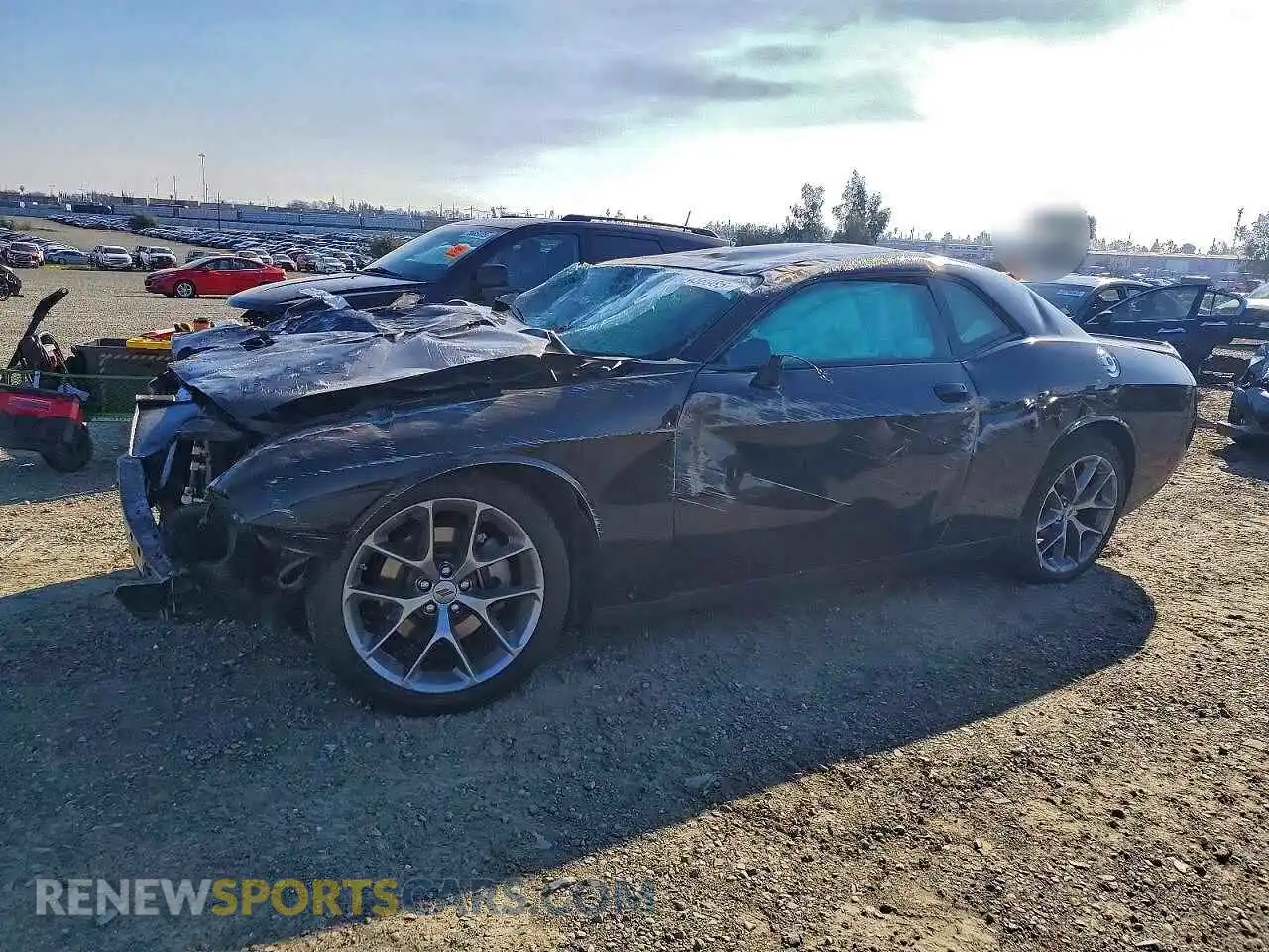 1 Photograph of a damaged car 2C3CDZJG1NH214813 DODGE CHALLENGER 2022