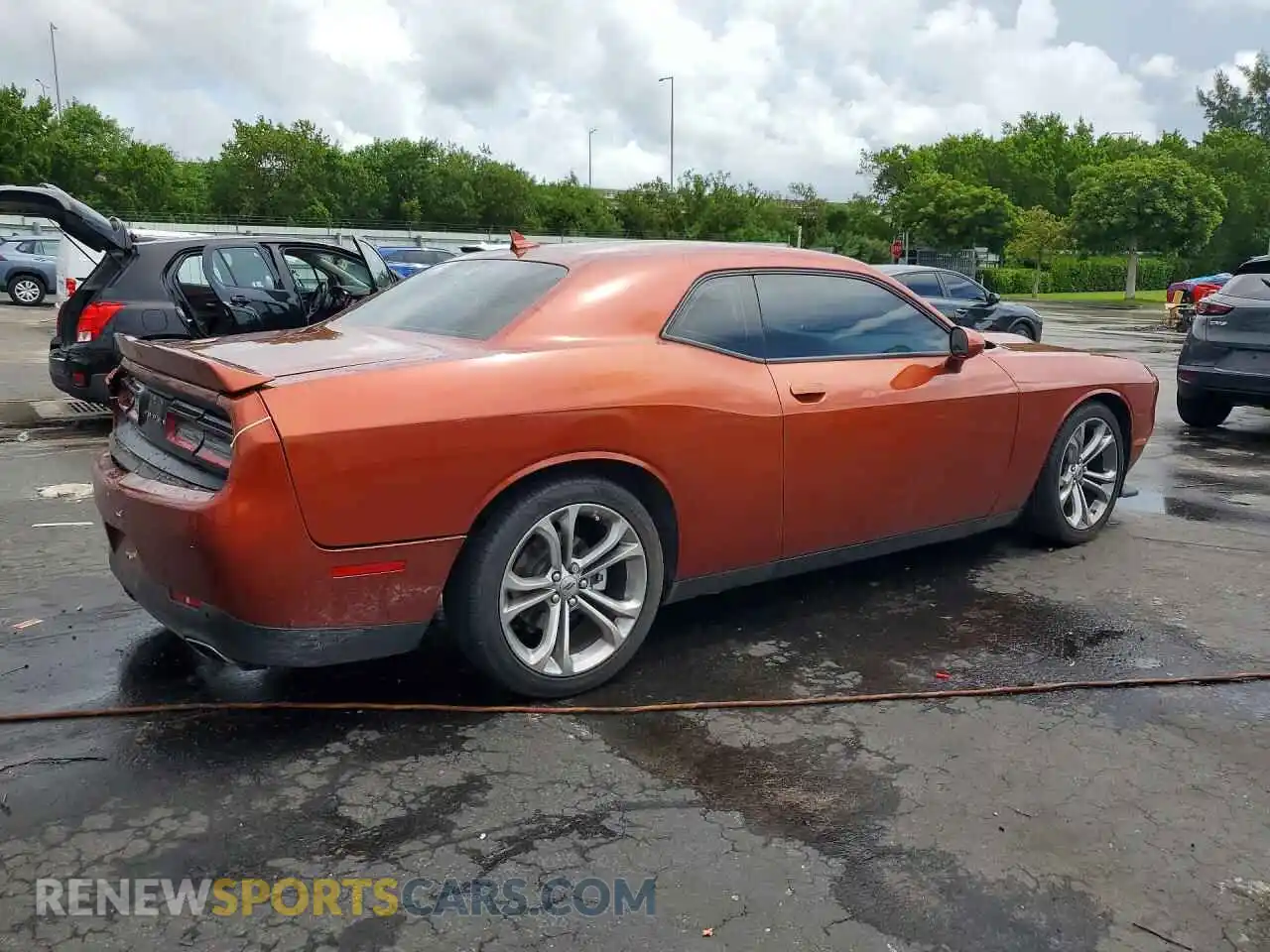 3 fotografías del automóvil dañado 2C3CDZJG1NH238710 DODGE CHALLENGER 2022