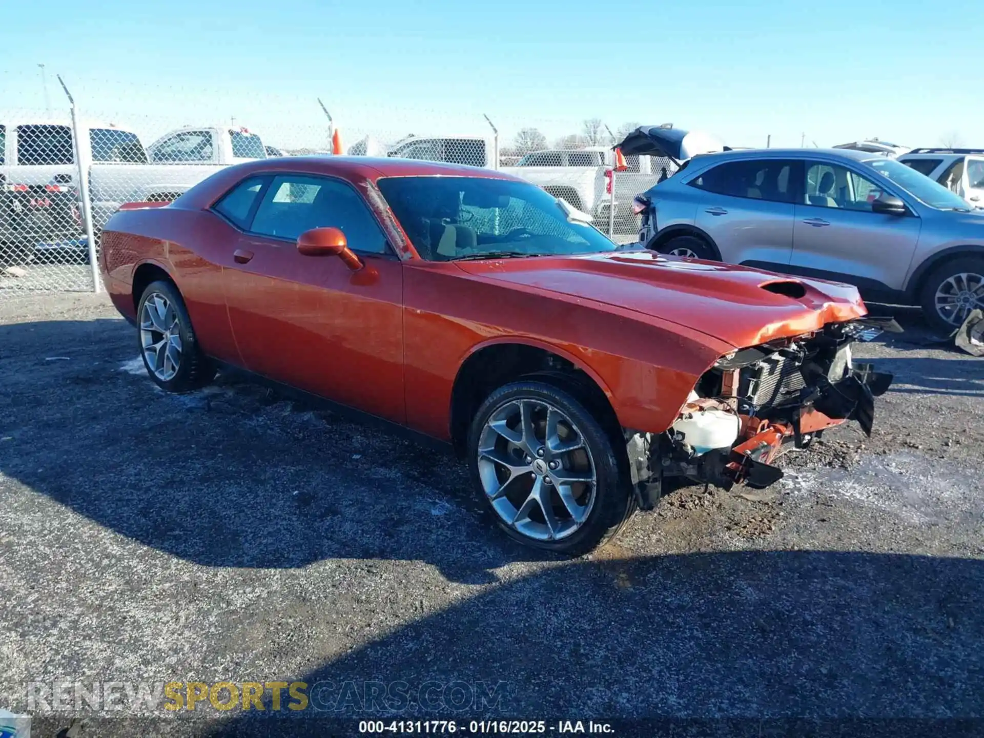 1 Photograph of a damaged car 2C3CDZJG1NH247083 DODGE CHALLENGER 2022
