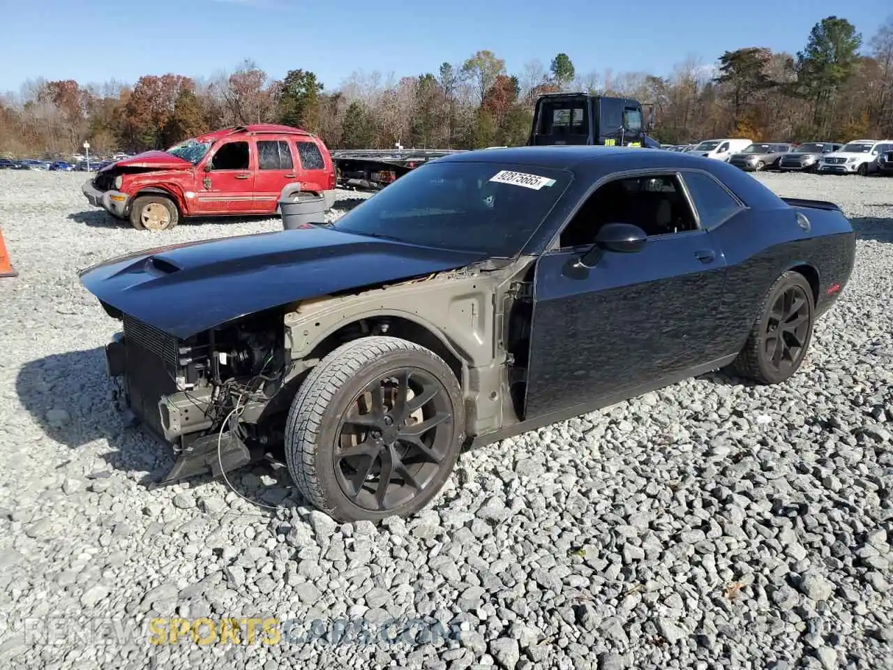 1 Photograph of a damaged car 2C3CDZJG1NH249691 DODGE CHALLENGER 2022