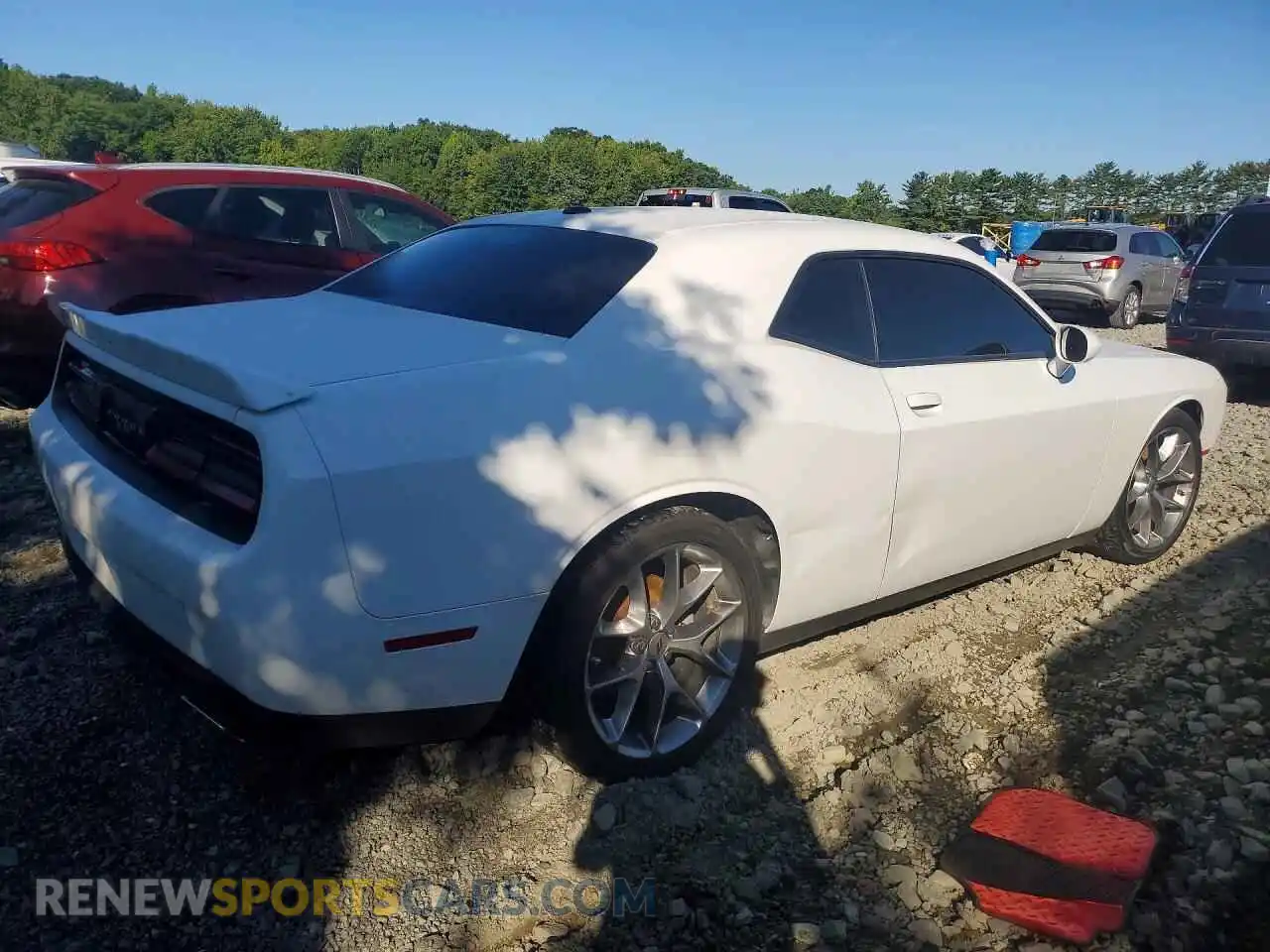 3 fotografías del automóvil dañado 2C3CDZJG1NH260612 DODGE CHALLENGER 2022
