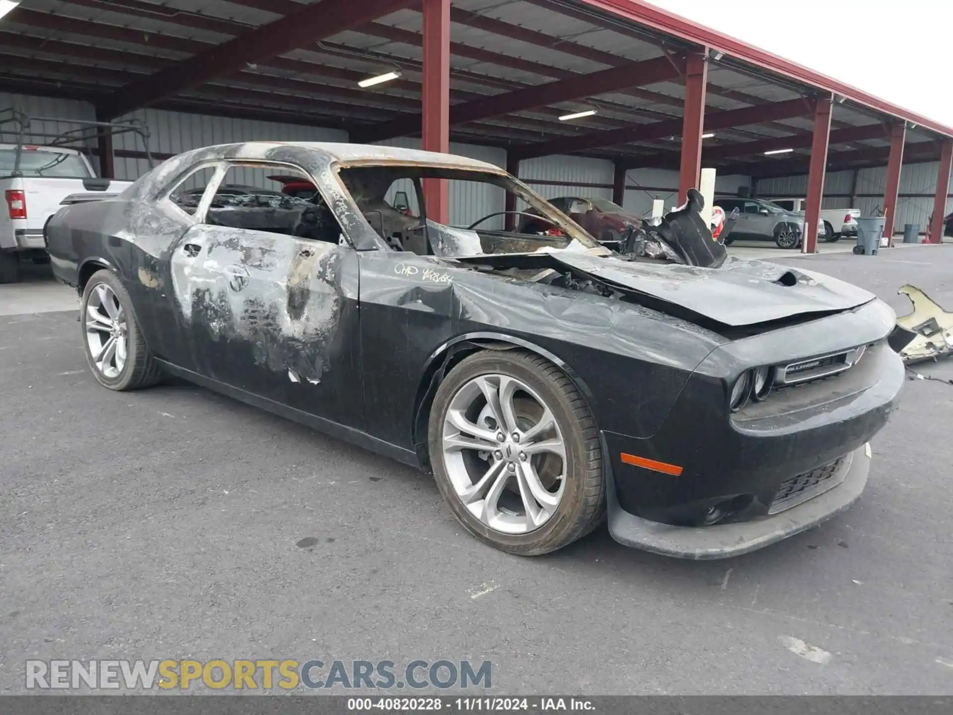 1 Photograph of a damaged car 2C3CDZJG2NH113554 DODGE CHALLENGER 2022