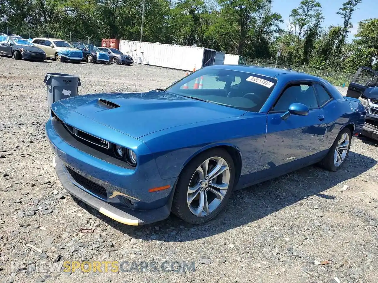 1 Photograph of a damaged car 2C3CDZJG2NH188416 DODGE CHALLENGER 2022