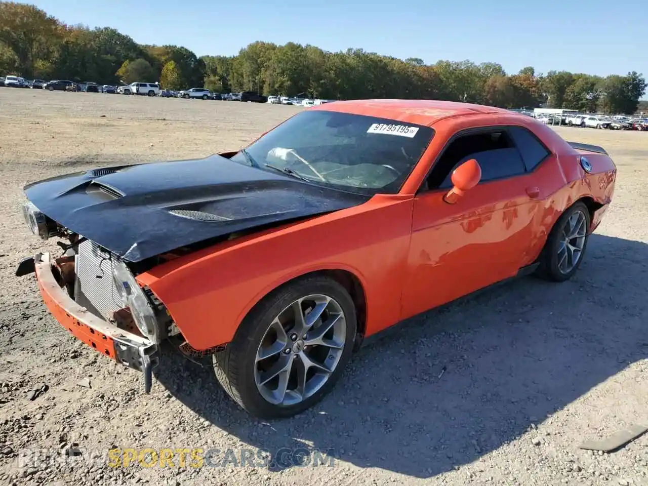 1 Photograph of a damaged car 2C3CDZJG2NH191221 DODGE CHALLENGER 2022