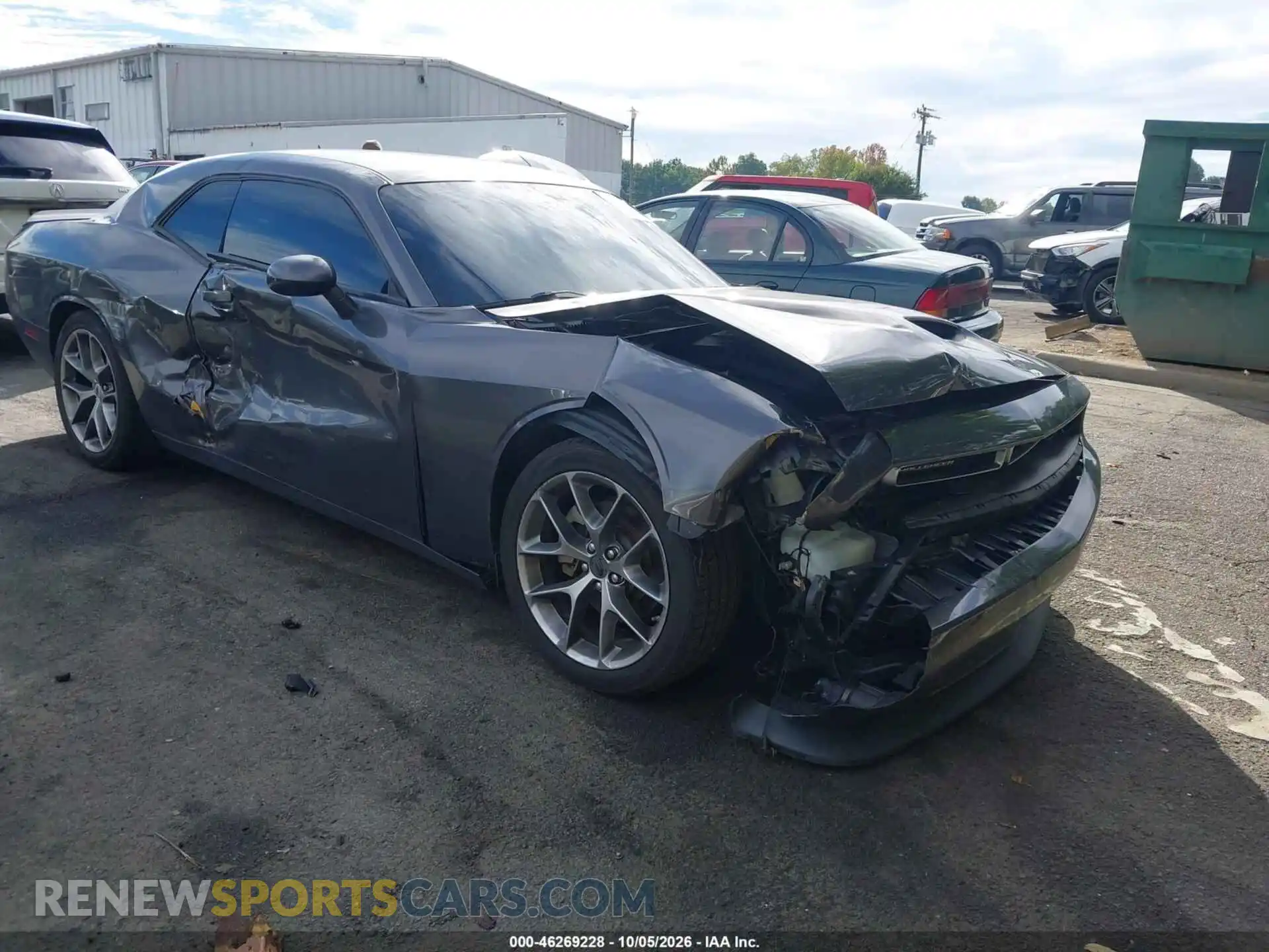 1 Photograph of a damaged car 2C3CDZJG2NH230020 DODGE CHALLENGER 2022