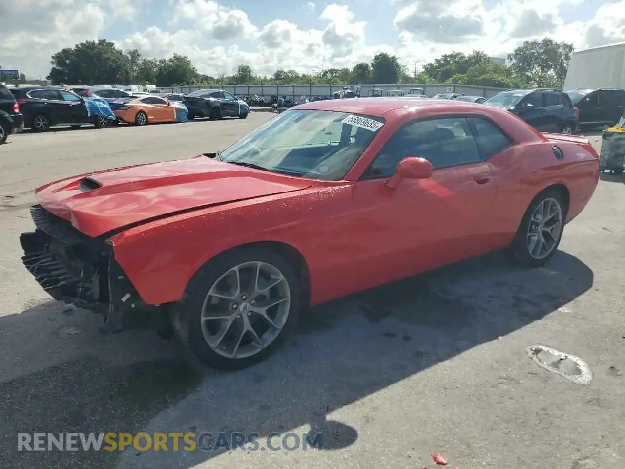 1 Photograph of a damaged car 2C3CDZJG2NH265382 DODGE CHALLENGER 2022