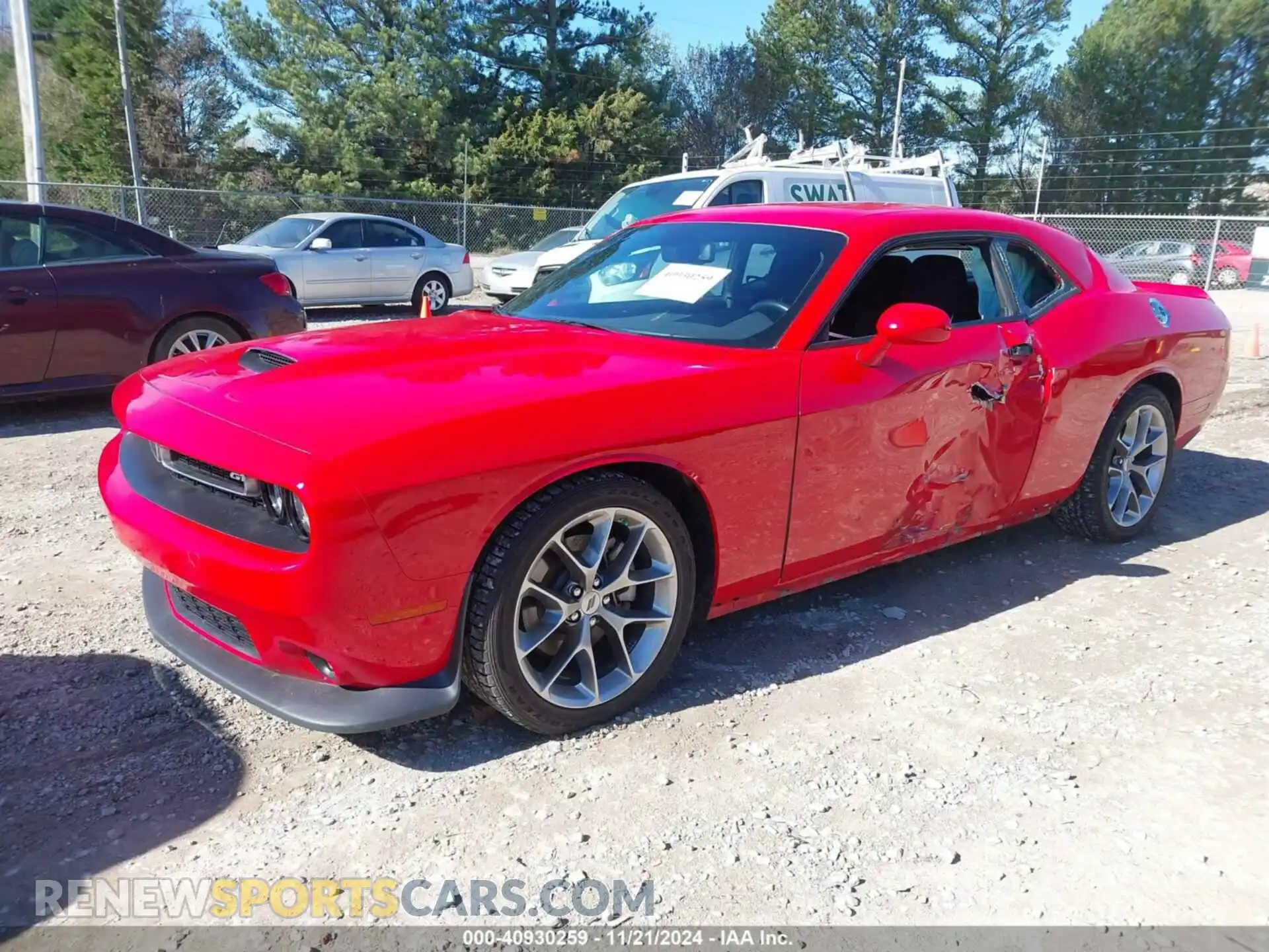 2 fotografías del automóvil dañado 2C3CDZJG3NH164125 DODGE CHALLENGER 2022