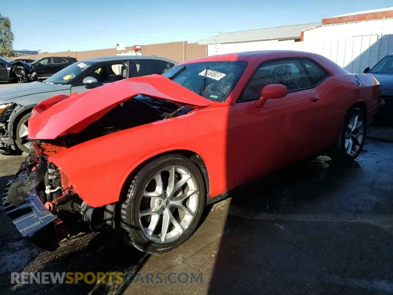 1 Photograph of a damaged car 2C3CDZJG3NH233170 DODGE CHALLENGER 2022