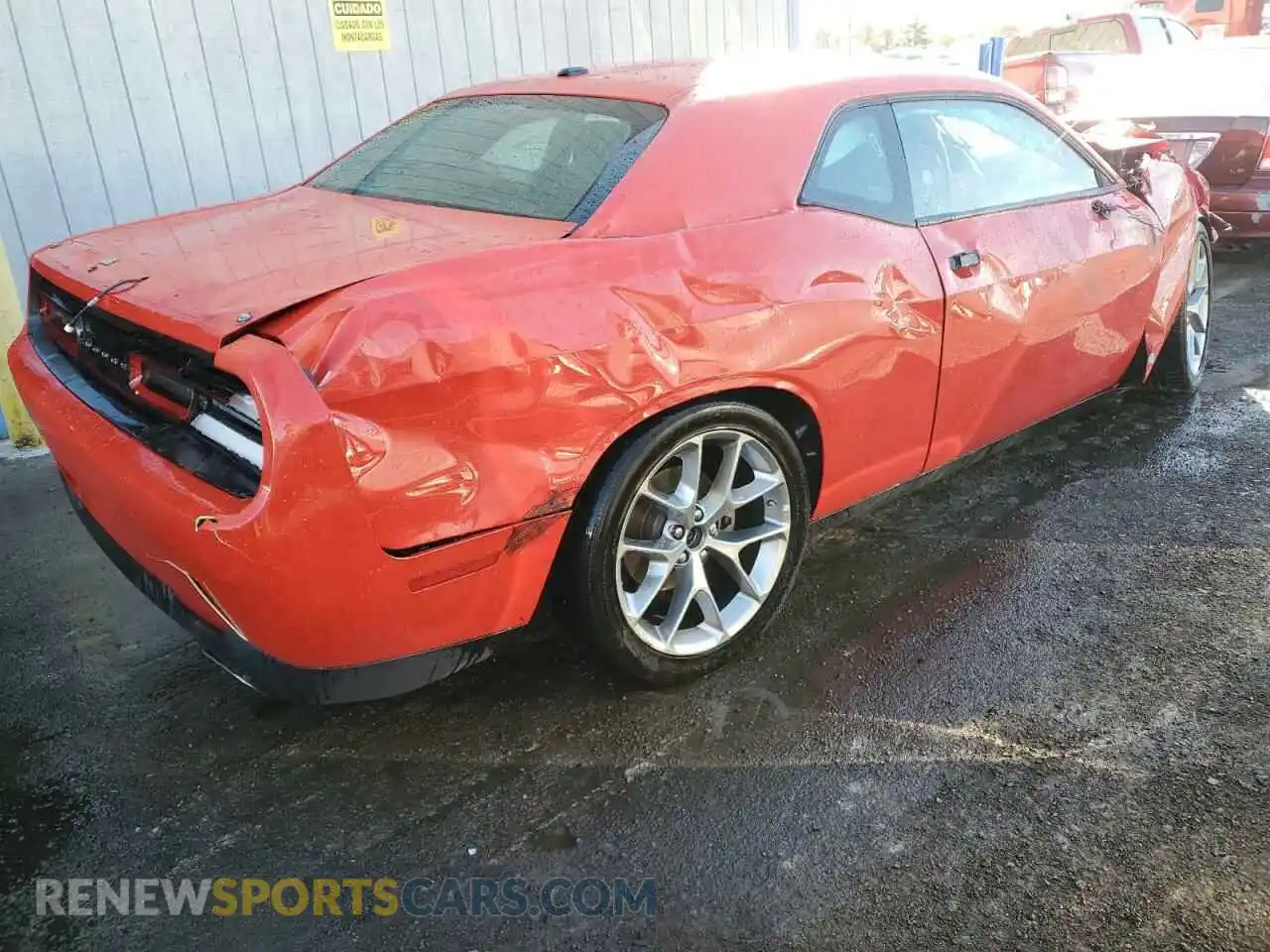 3 Photograph of a damaged car 2C3CDZJG3NH233170 DODGE CHALLENGER 2022
