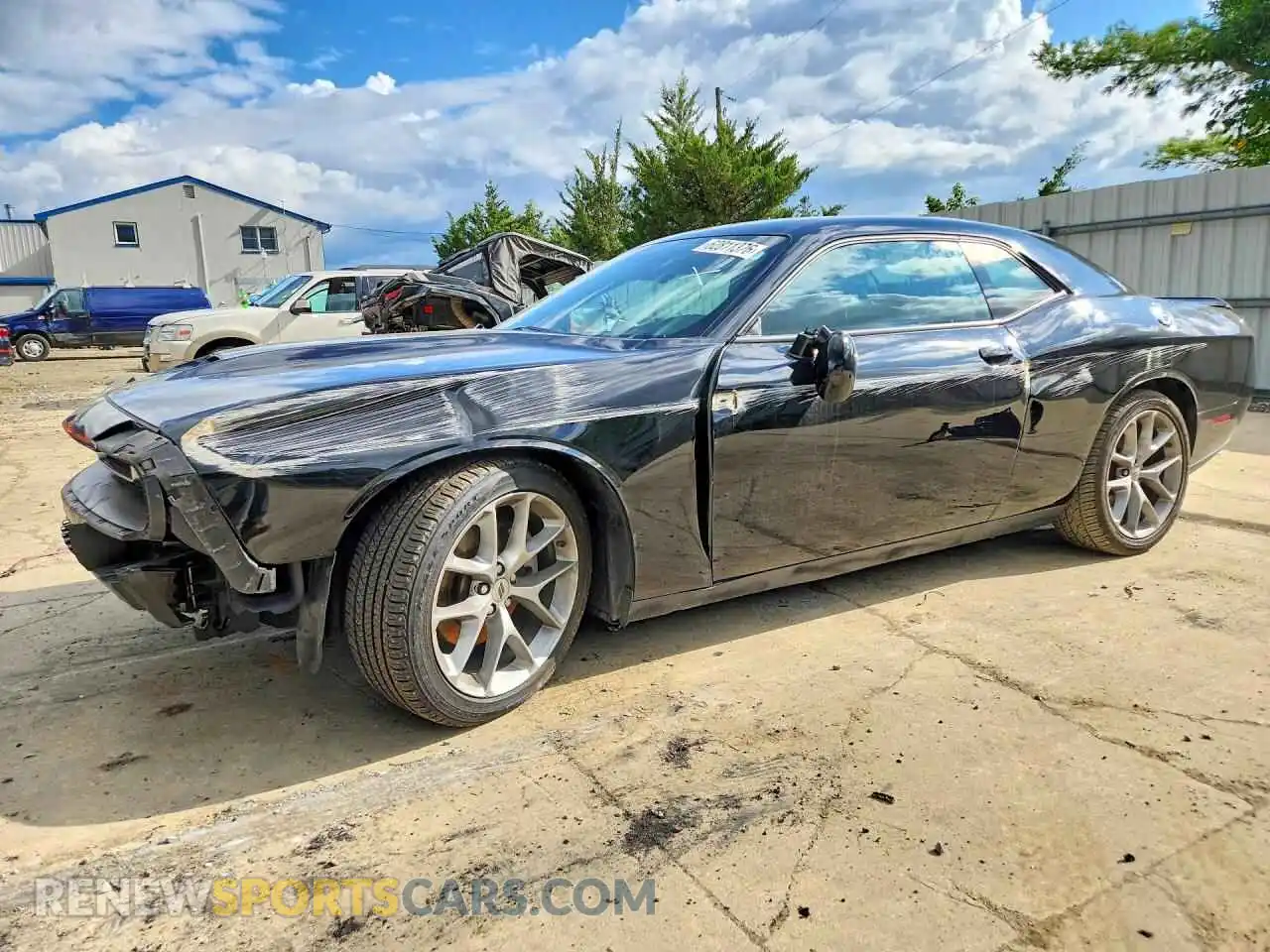 1 Photograph of a damaged car 2C3CDZJG5NH214801 DODGE CHALLENGER 2022