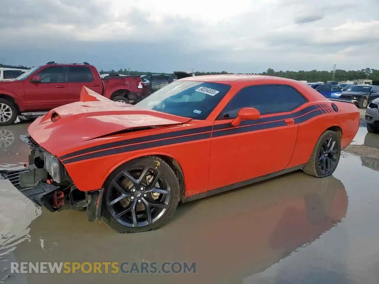 1 Photograph of a damaged car 2C3CDZJG6NH223359 DODGE CHALLENGER 2022