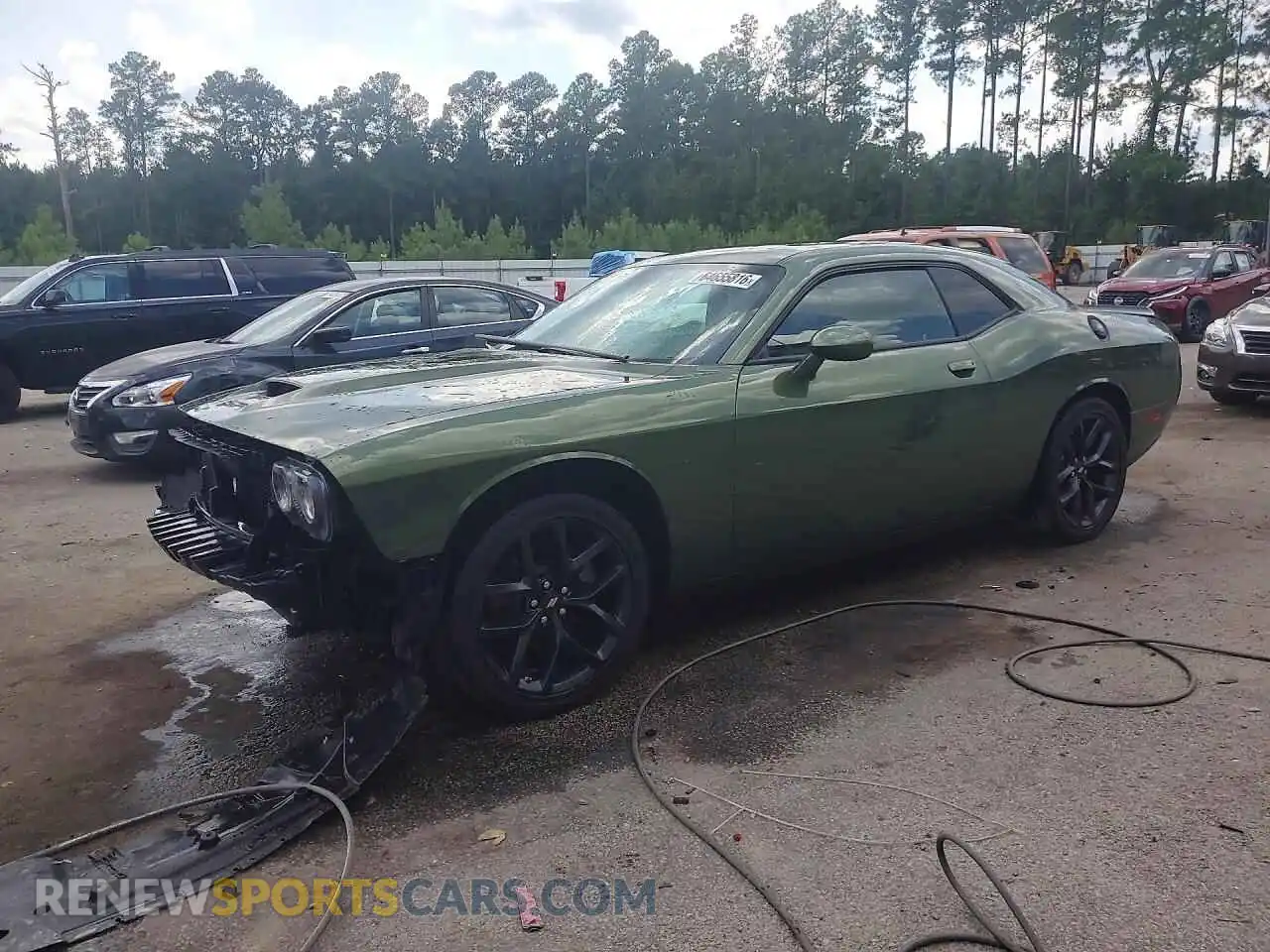 1 Photograph of a damaged car 2C3CDZJG7NH108687 DODGE CHALLENGER 2022