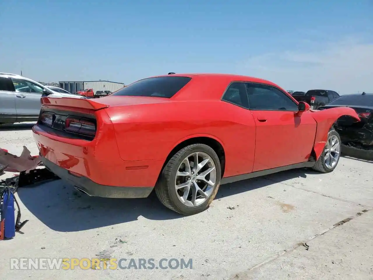 3 Photograph of a damaged car 2C3CDZJG9NH124616 DODGE CHALLENGER 2022