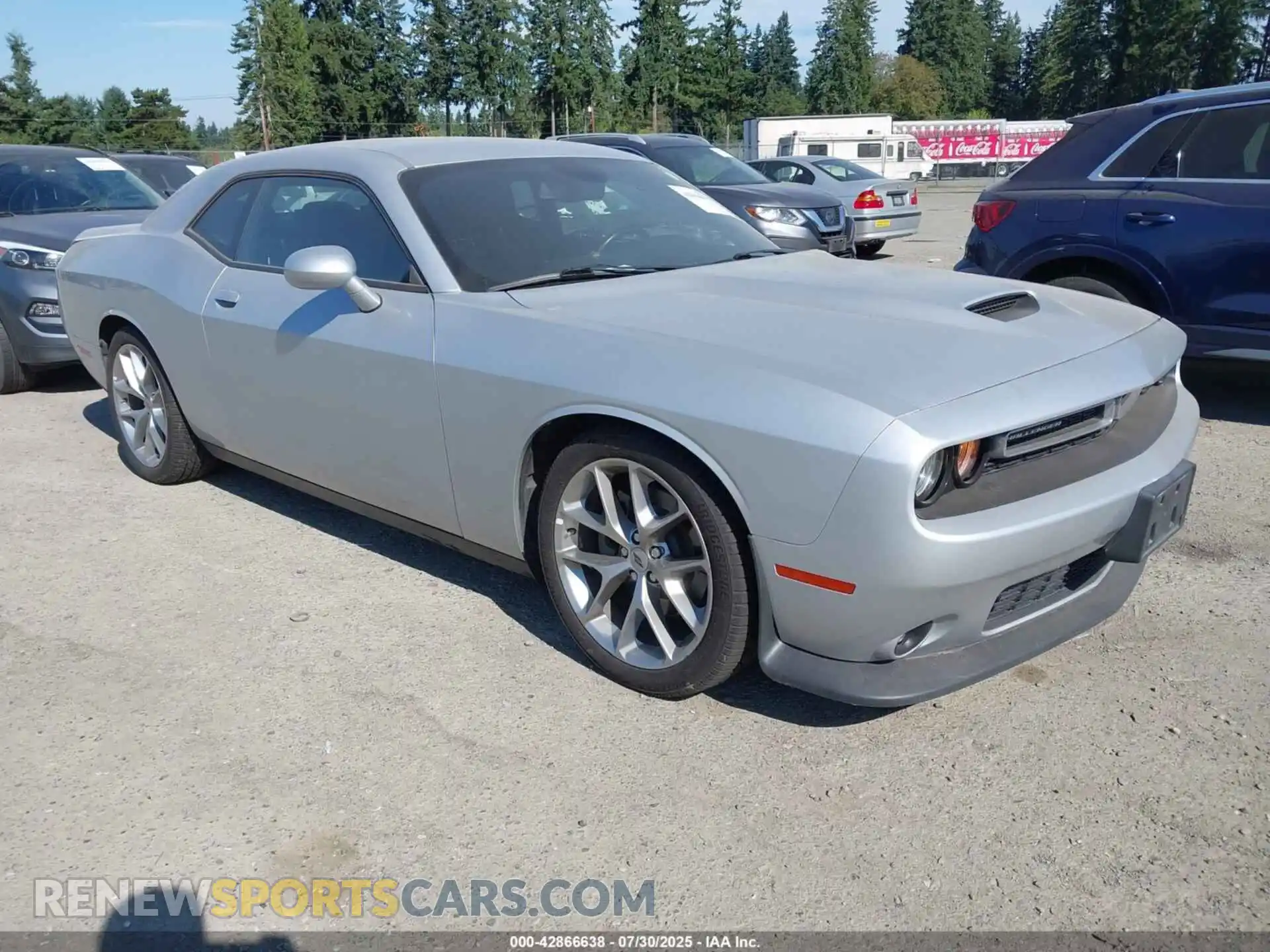1 Photograph of a damaged car 2C3CDZJG9NH214736 DODGE CHALLENGER 2022