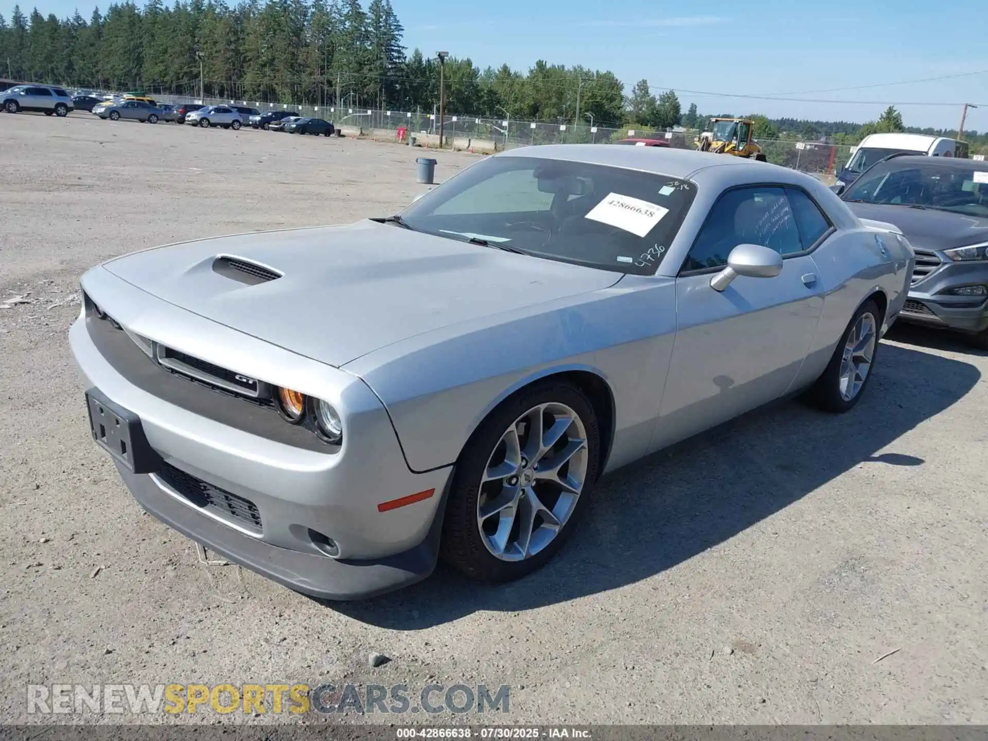 2 Photograph of a damaged car 2C3CDZJG9NH214736 DODGE CHALLENGER 2022